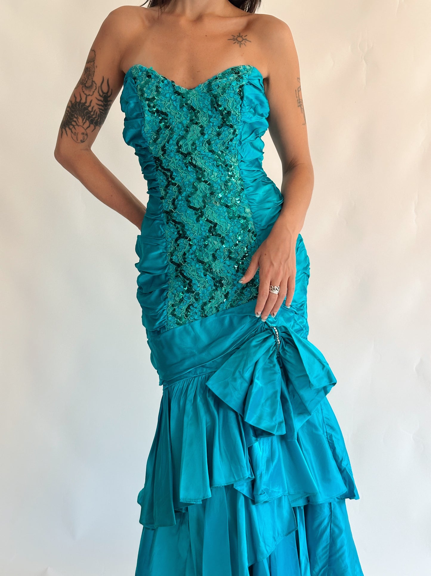 vestido vintage 80s (S-M)