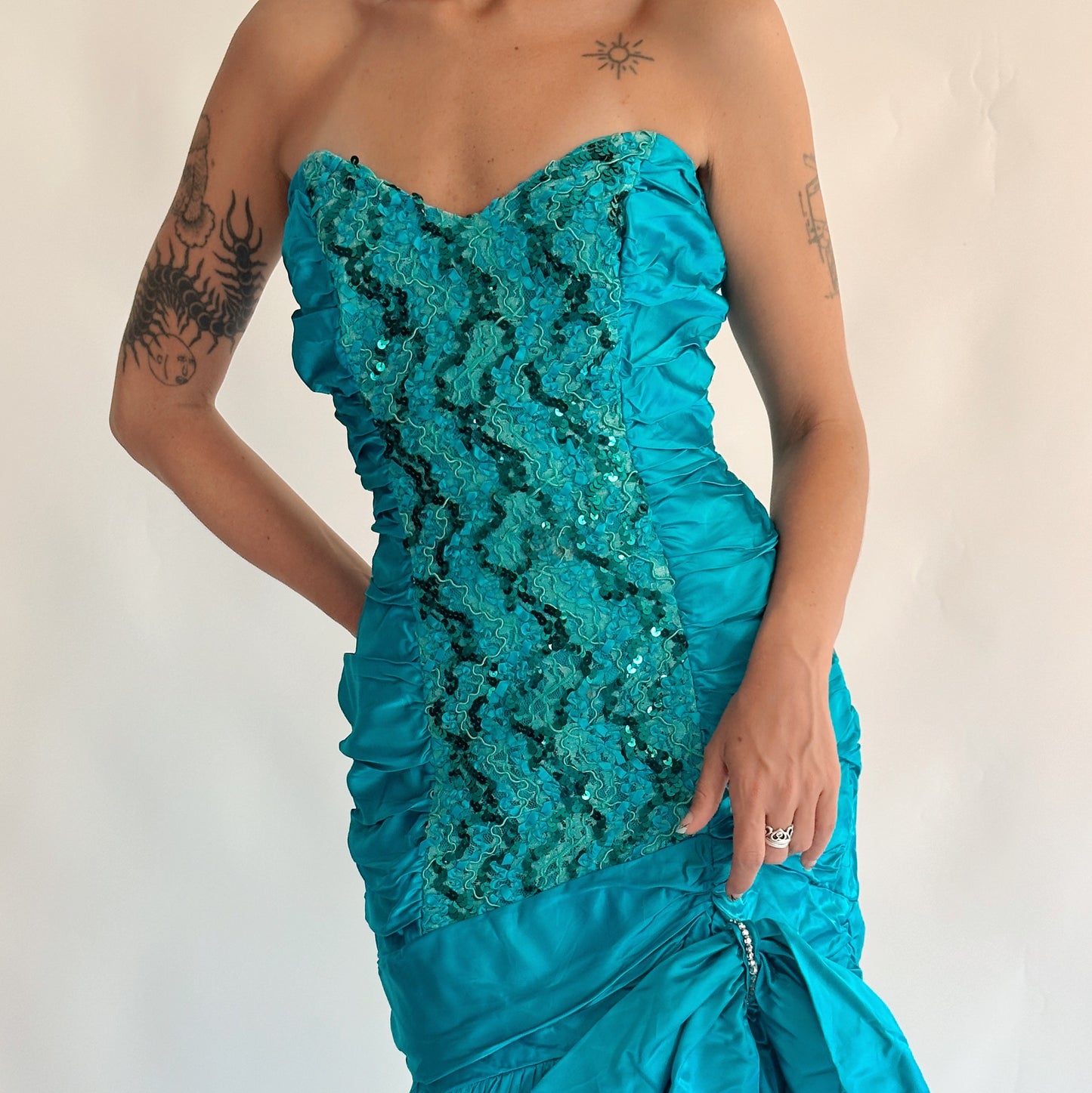 vestido vintage 80s (S-M)