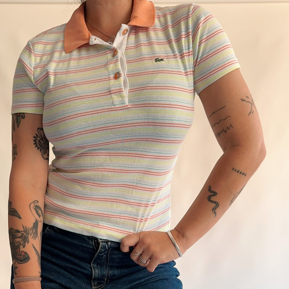 polo vintage LACOSTE (M)