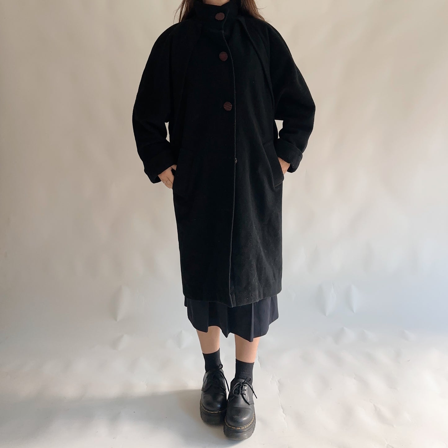 Casaco Vintage 80s Cashmere (L)