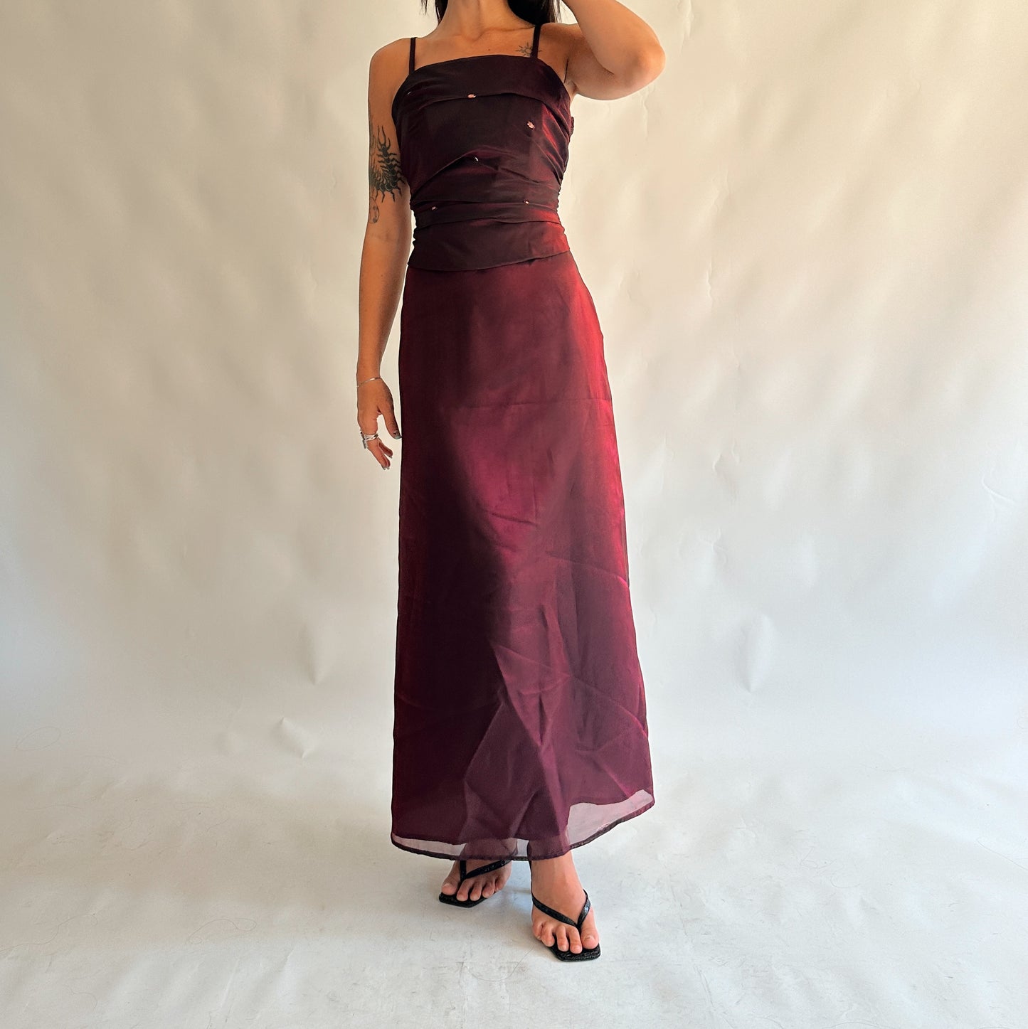 Vestido maxi de festa (S-M)