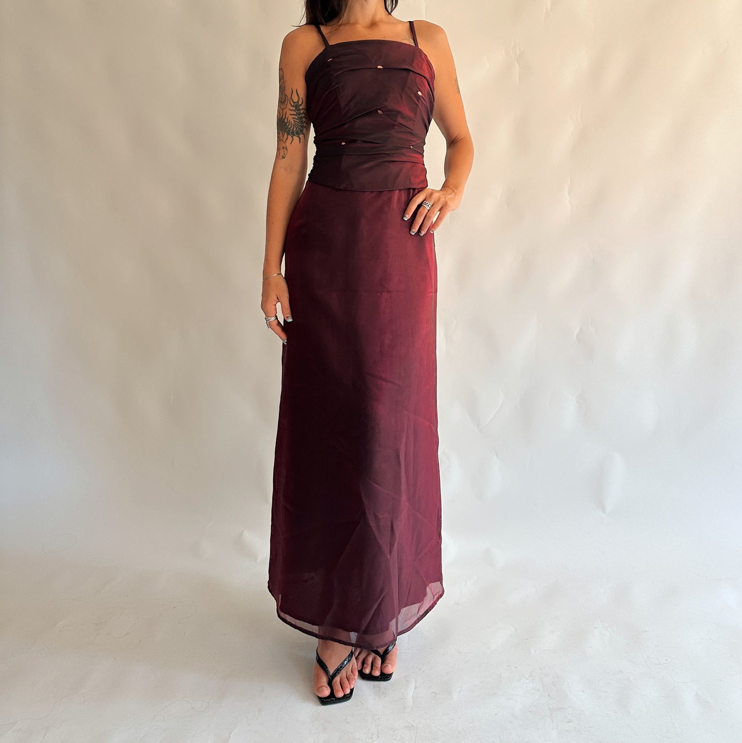 Vestido maxi de festa (S-M)