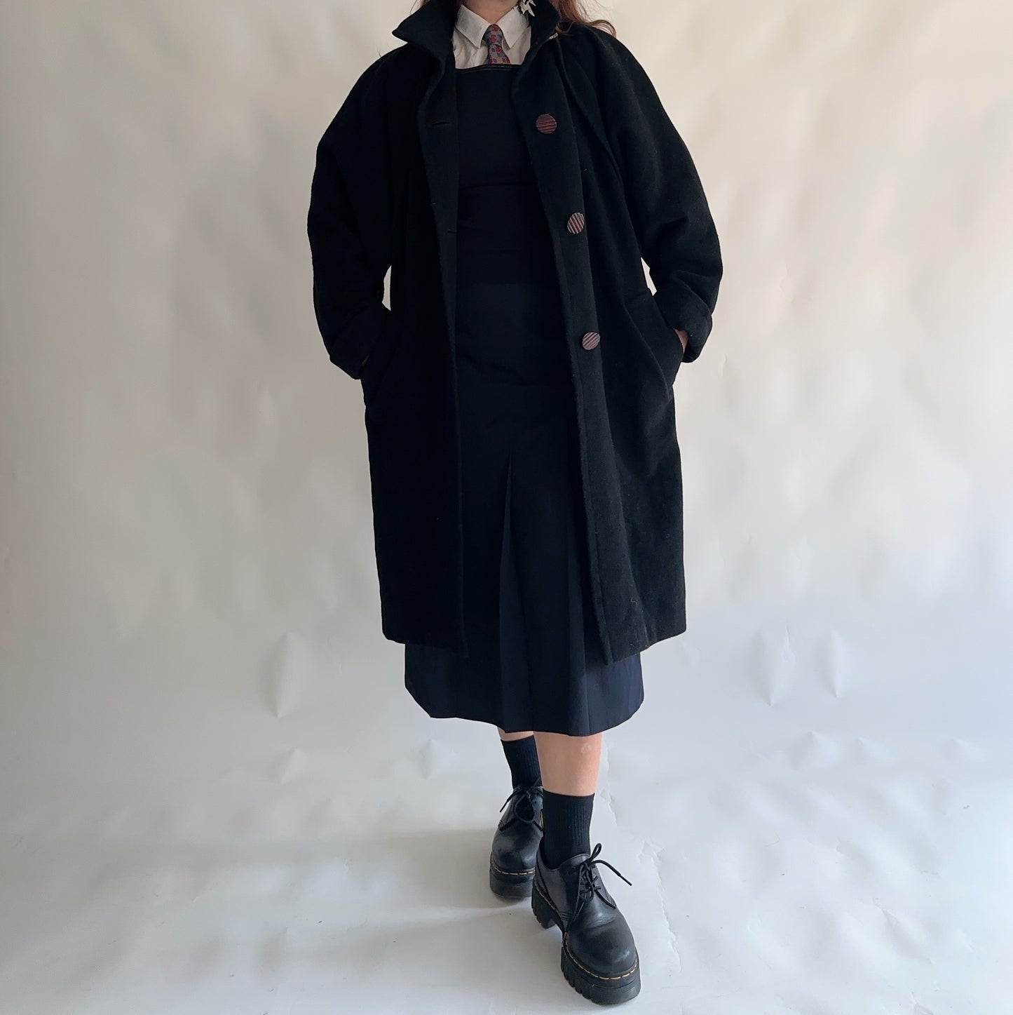 Casaco Vintage 80s Cashmere (L)