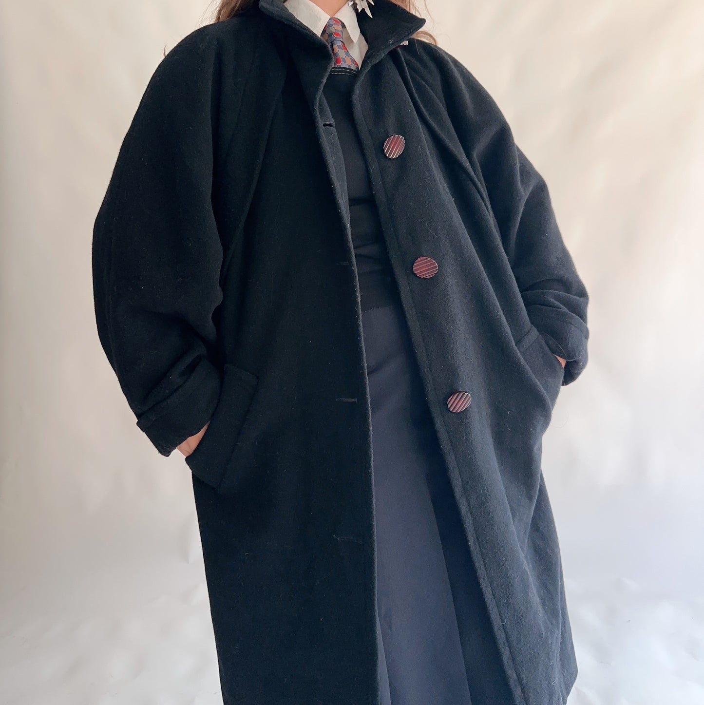 Casaco Vintage 80s Cashmere (L)