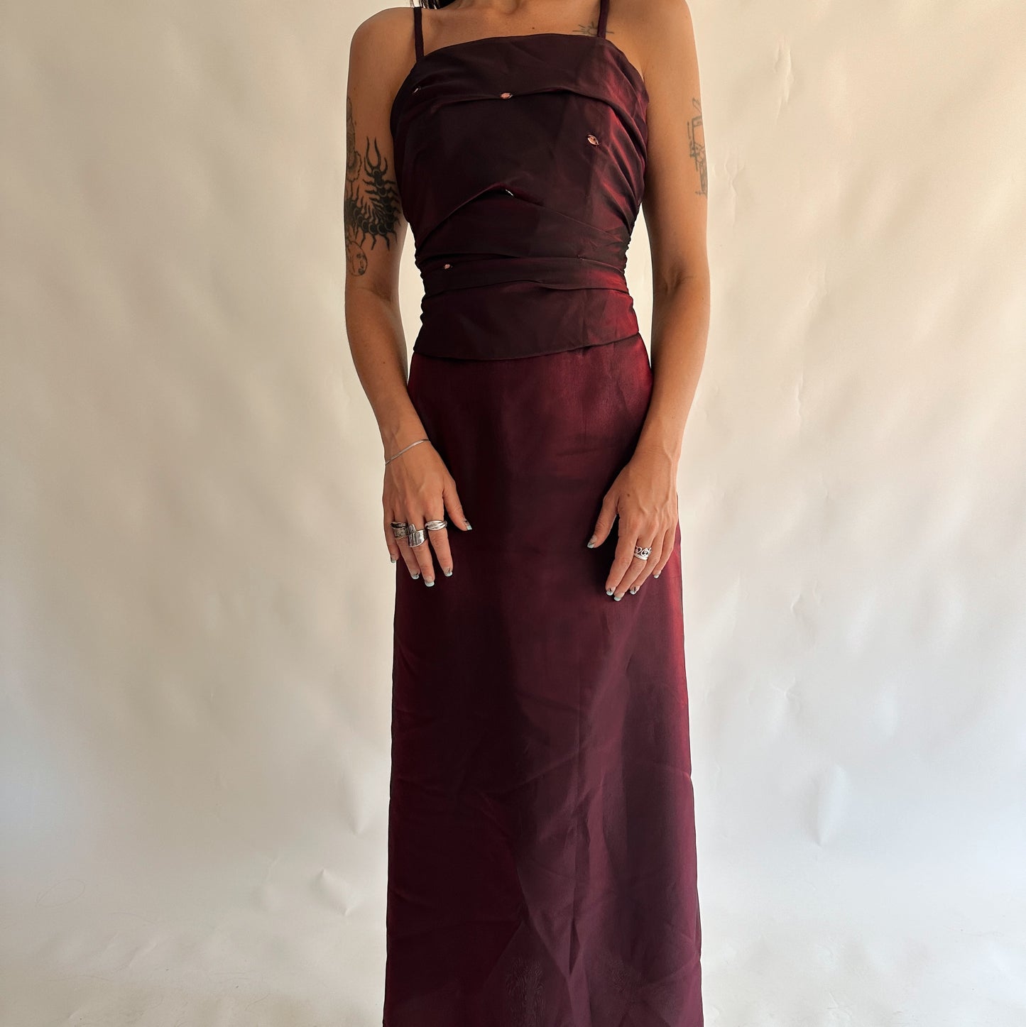 Vestido maxi de festa (S-M)