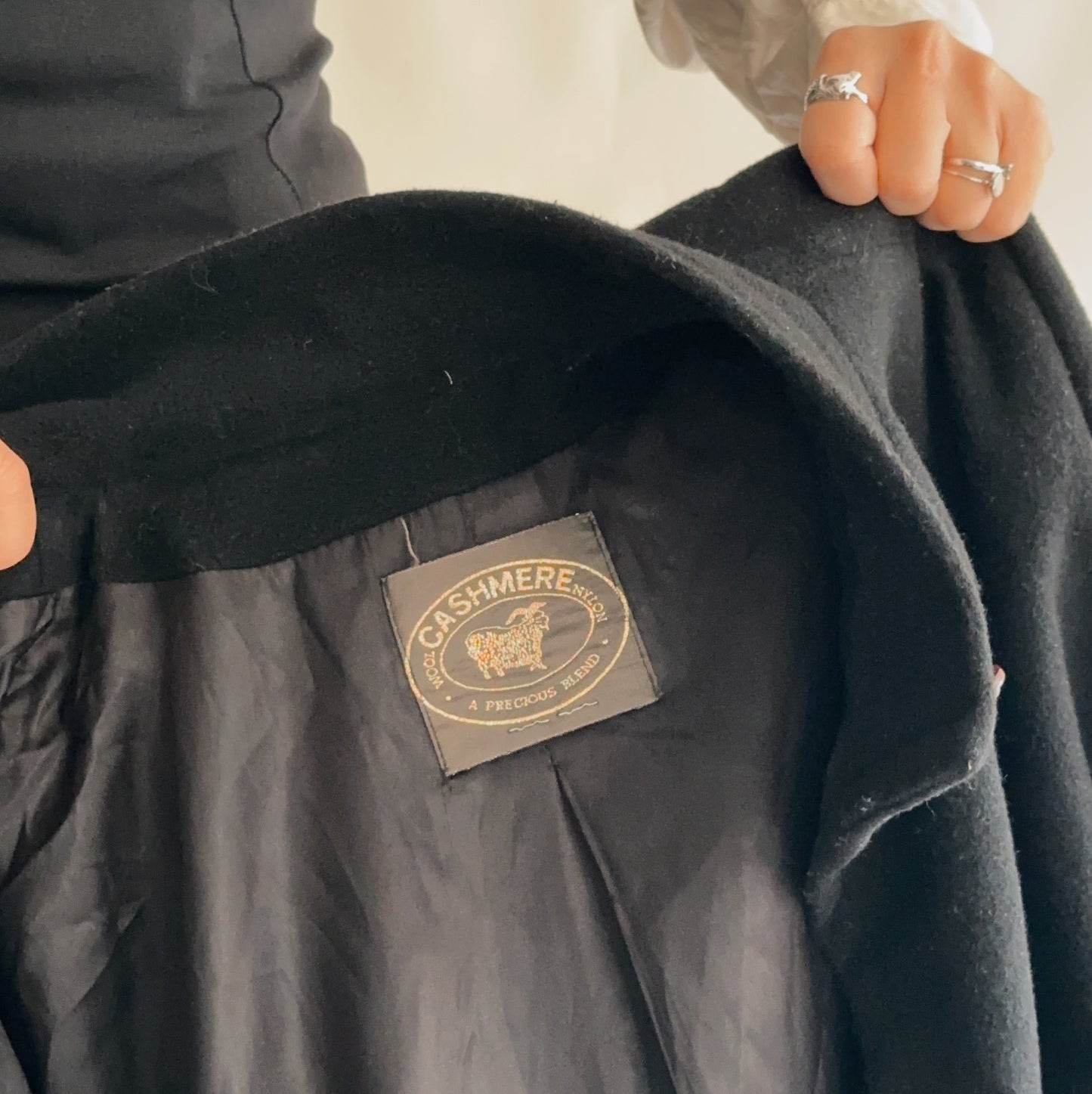 Casaco Vintage 80s Cashmere (L)