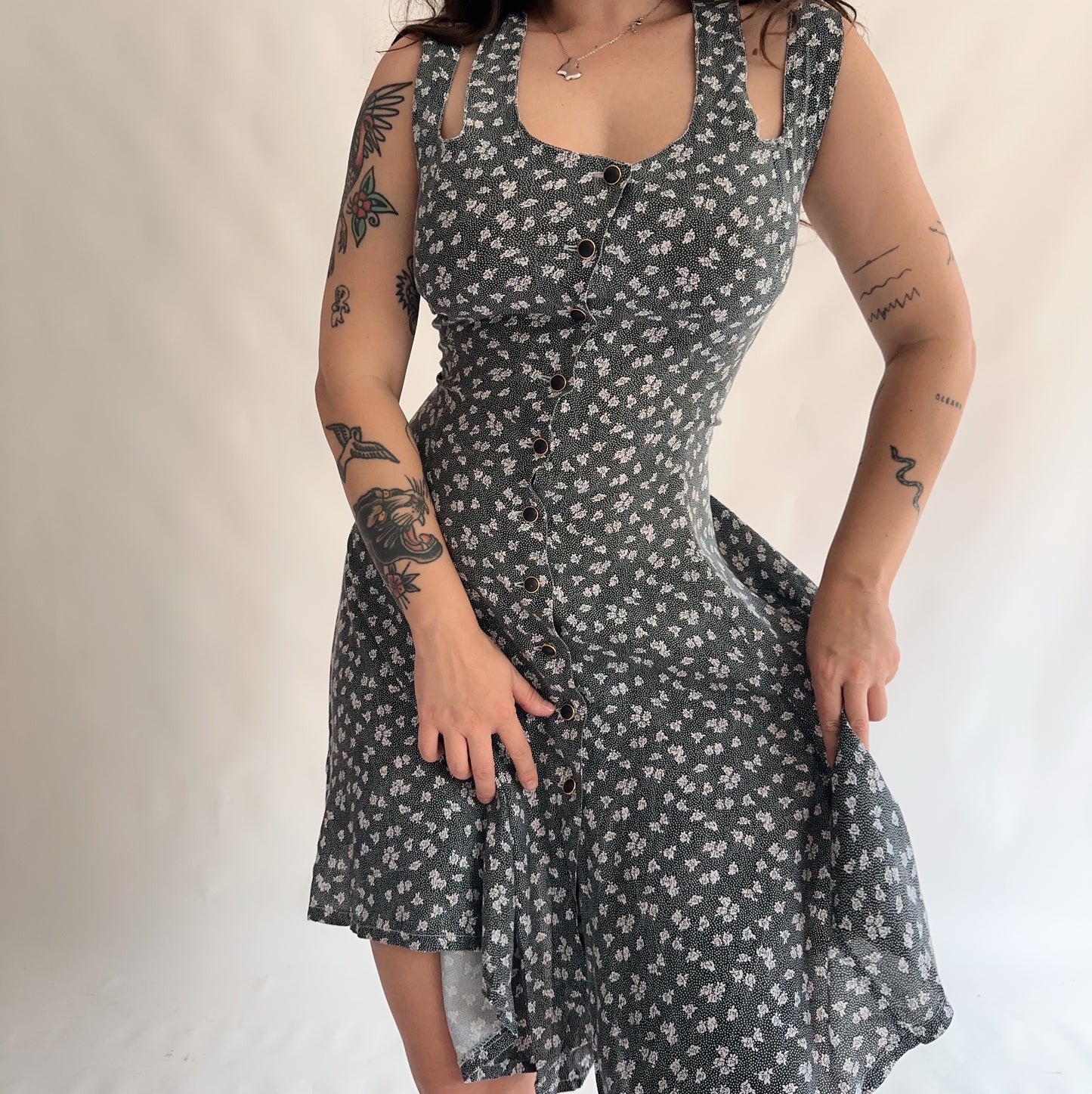 vestido vintage 90s (XL)