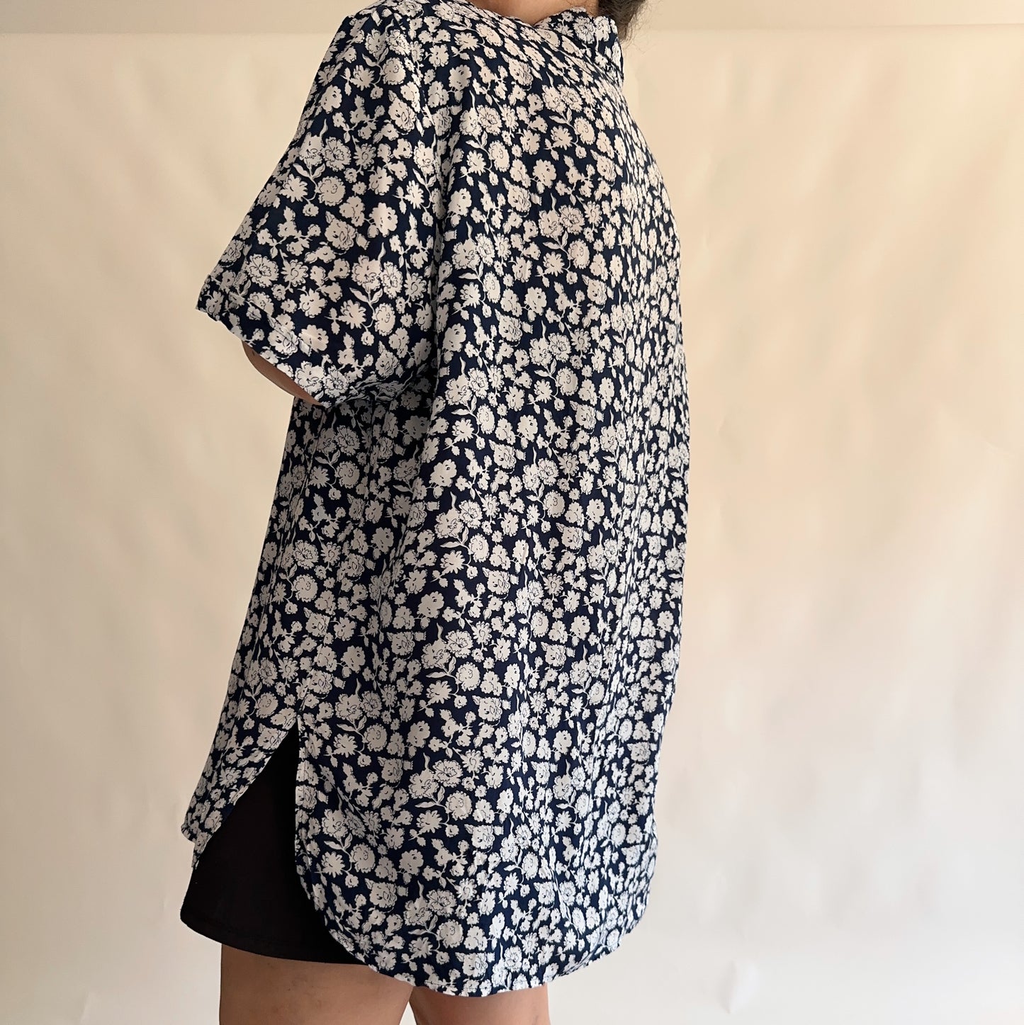 camisa vintage floral (L-XL)