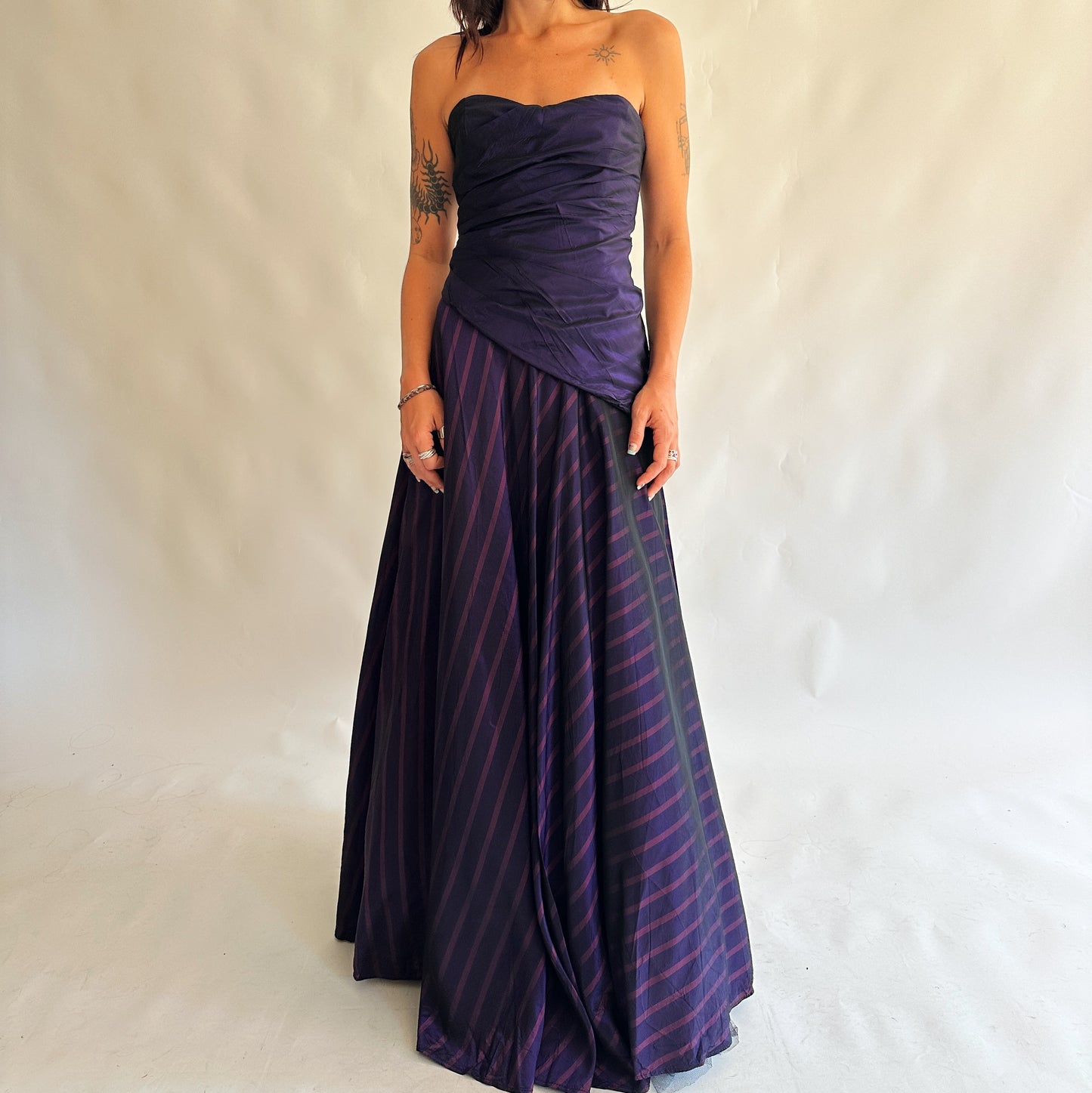 vestido vintage maxi (M)