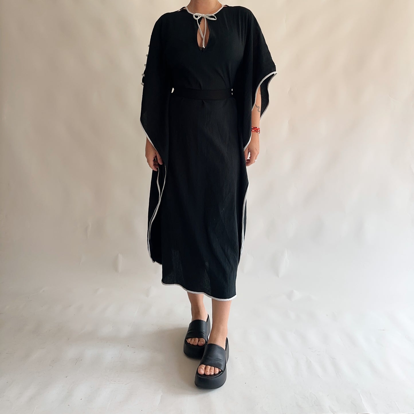 vestido vintage italiano (S ao L)