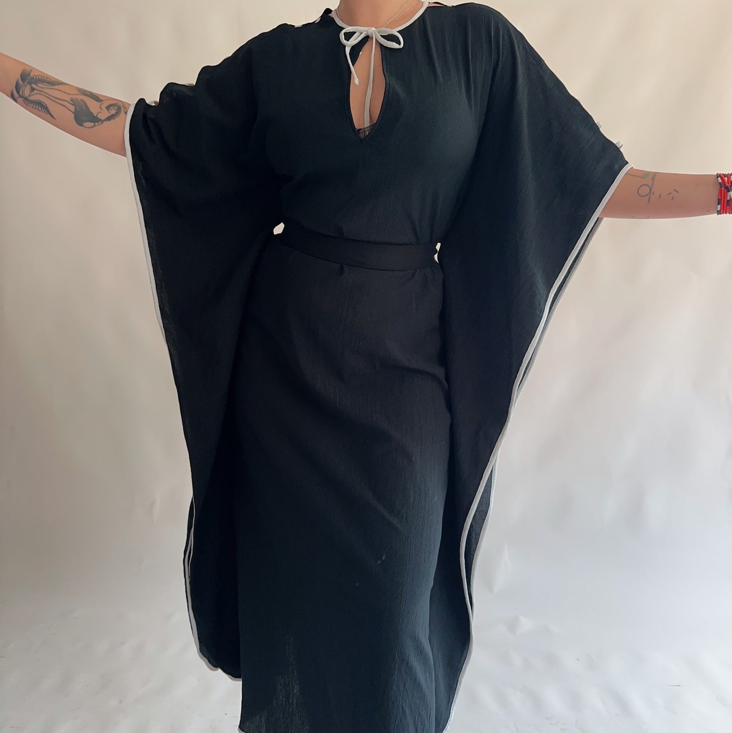 vestido vintage italiano (S ao L)