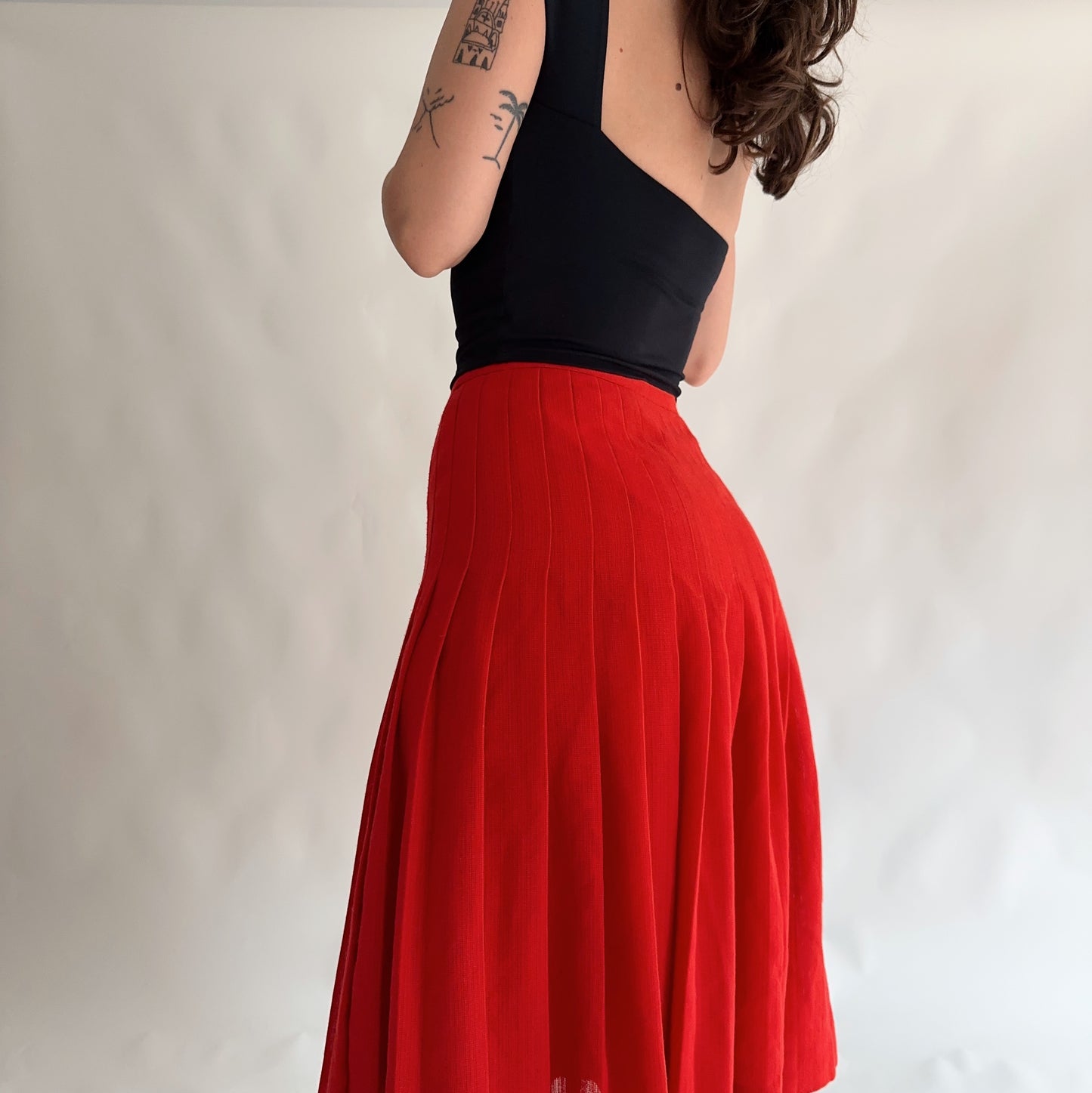 Vintage pleated skirt (S)