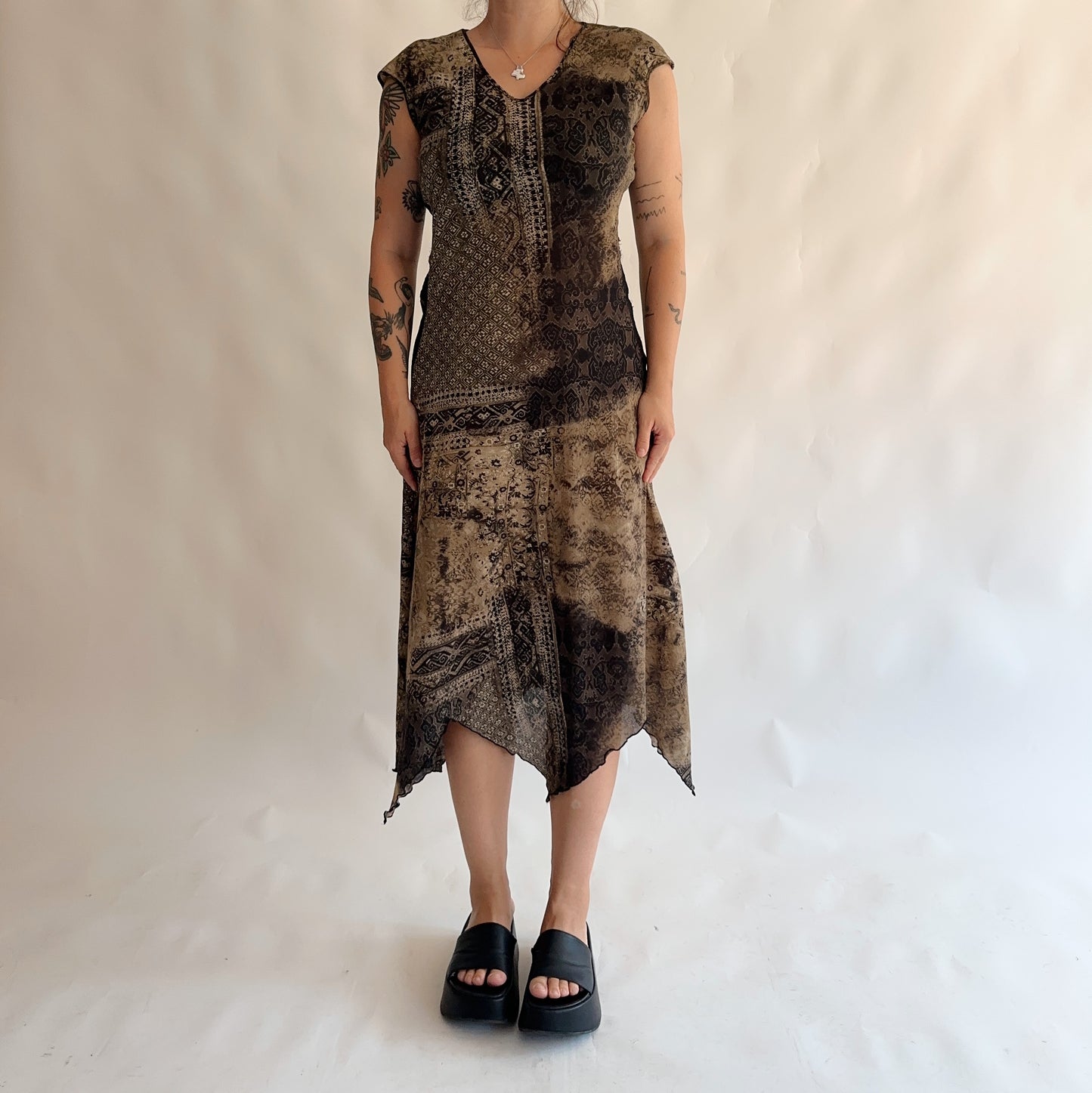 vestido vintage italiano y2k (L)
