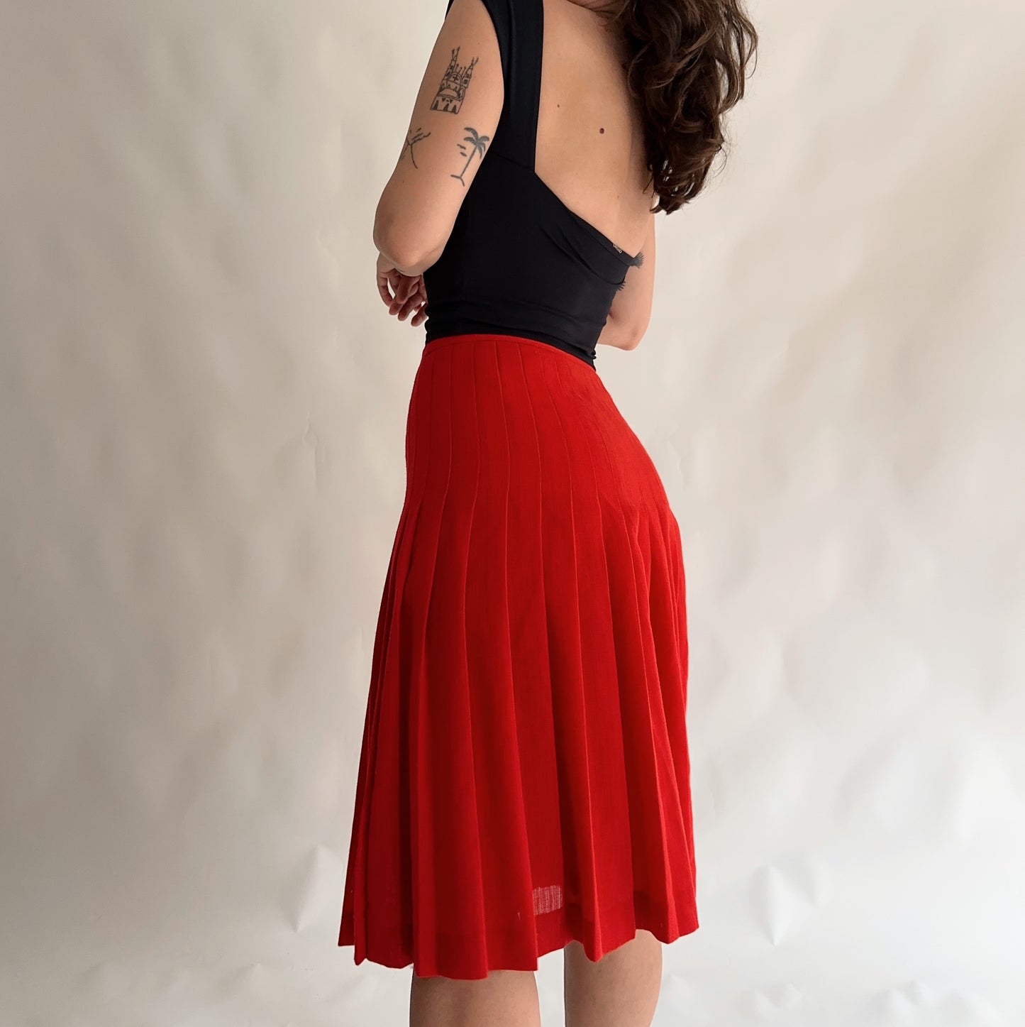 Vintage pleated skirt (S)