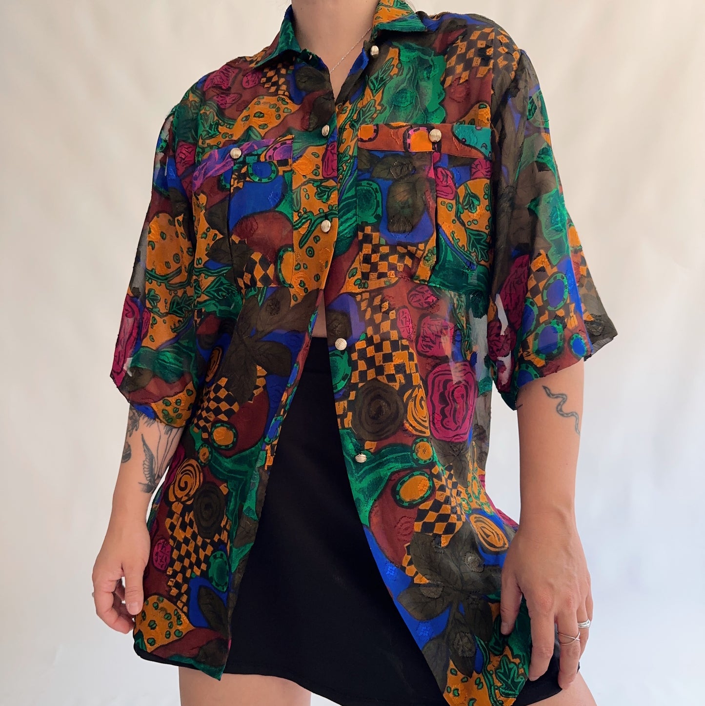 camisa vintage italiana (M)