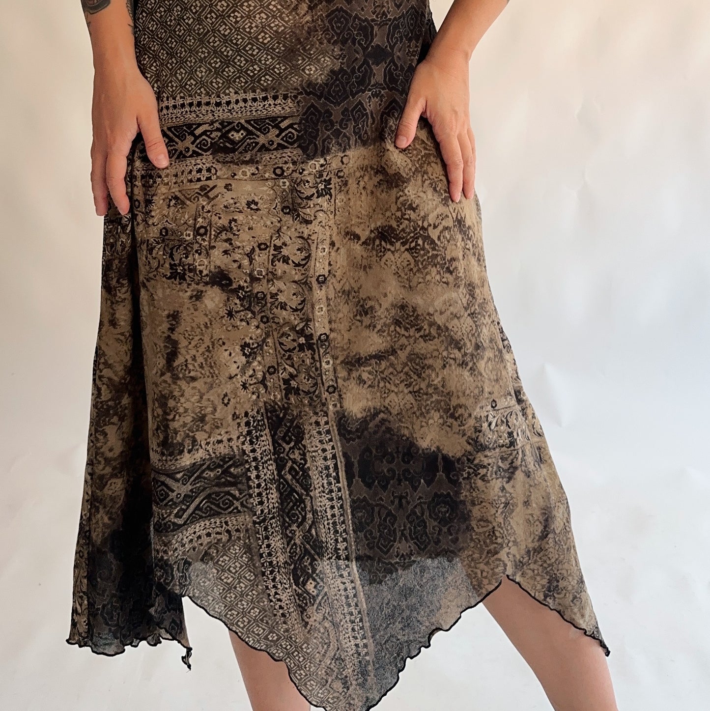 vestido vintage italiano y2k (L)
