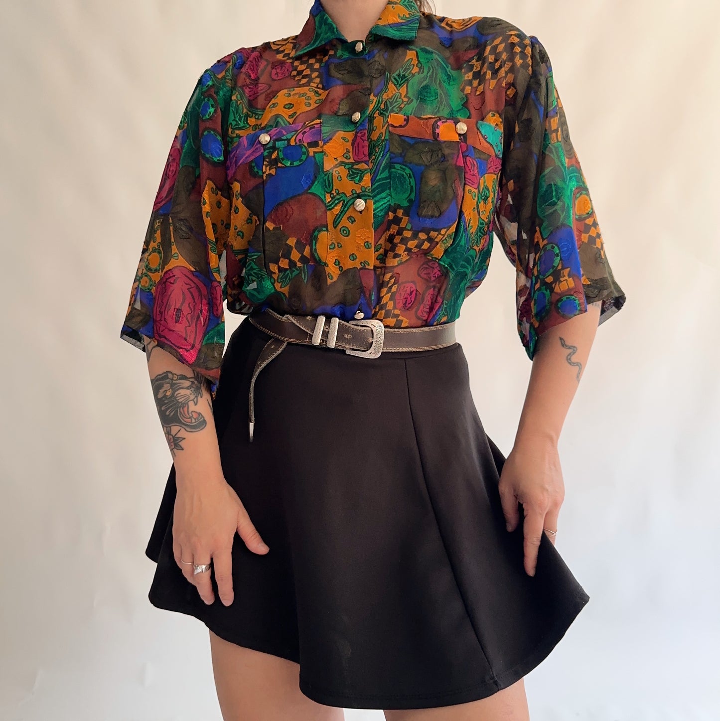 camisa vintage italiana (M)
