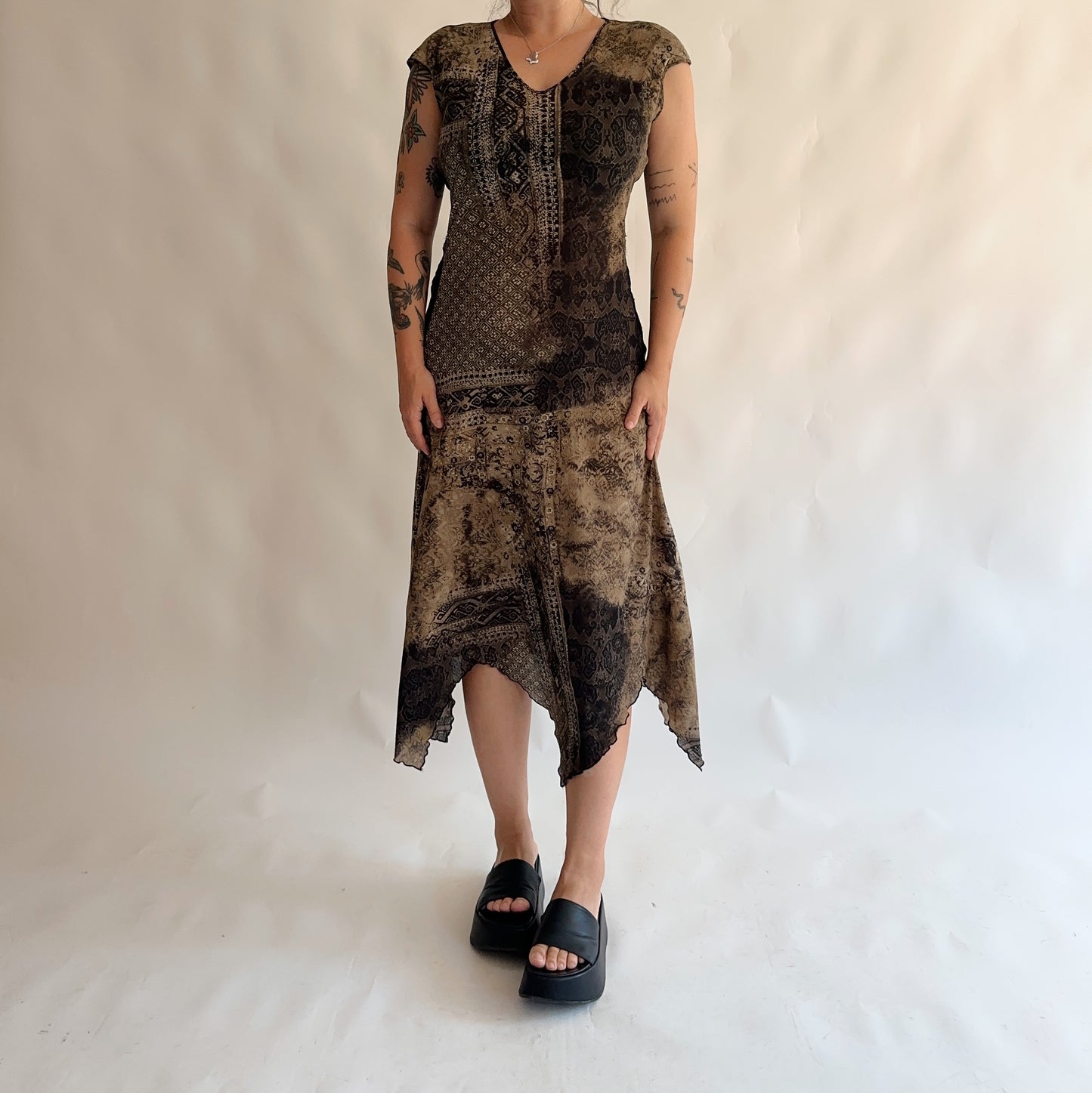 vestido vintage italiano y2k (L)
