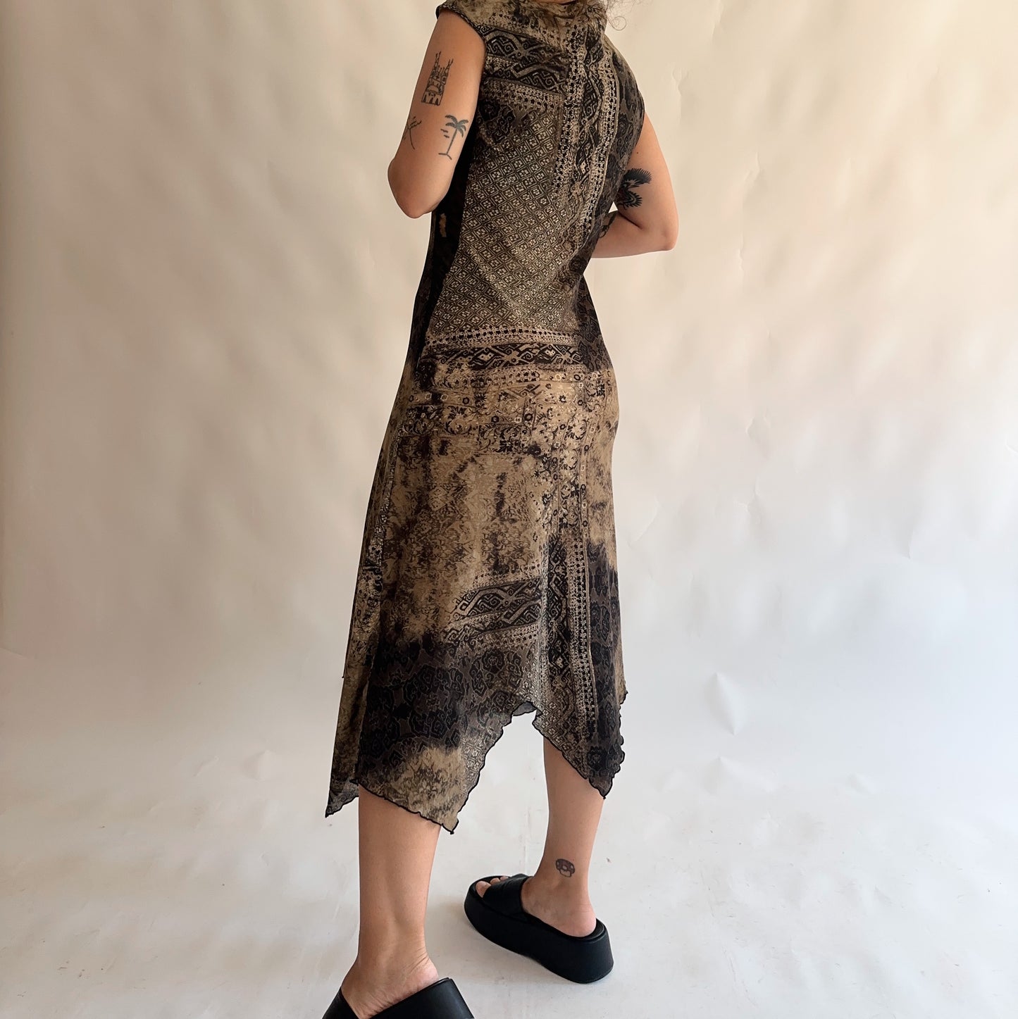 vestido vintage italiano y2k (L)