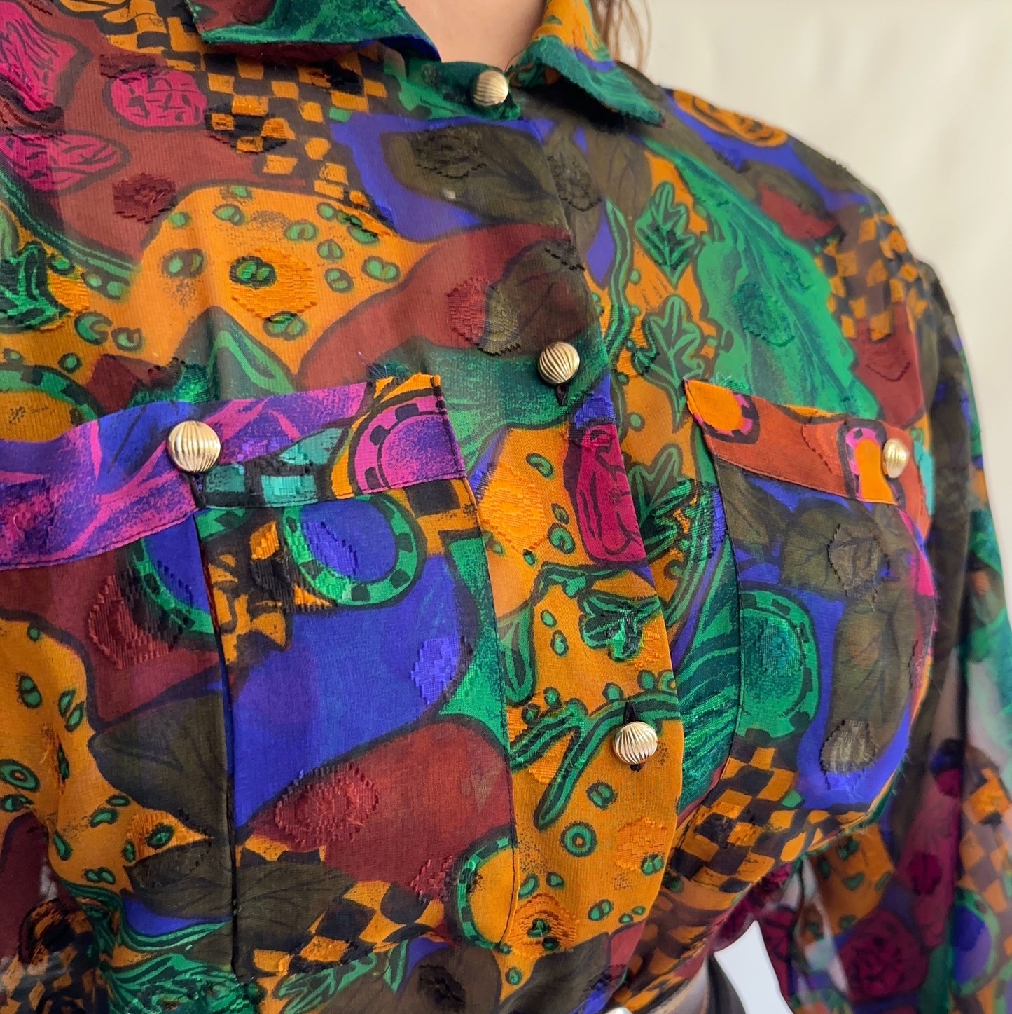 camisa vintage italiana (M)
