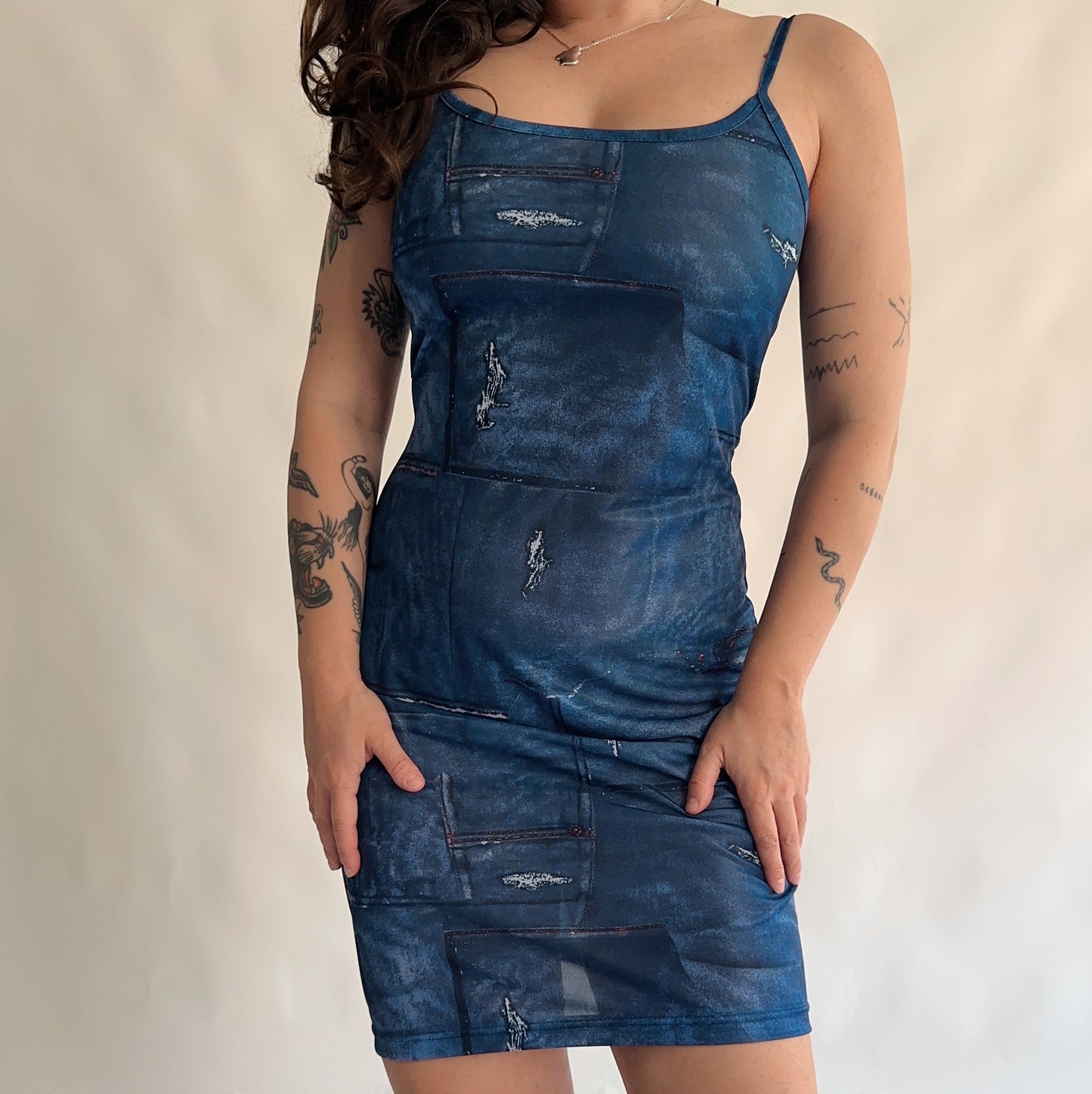 vestido vintage y2k (M)