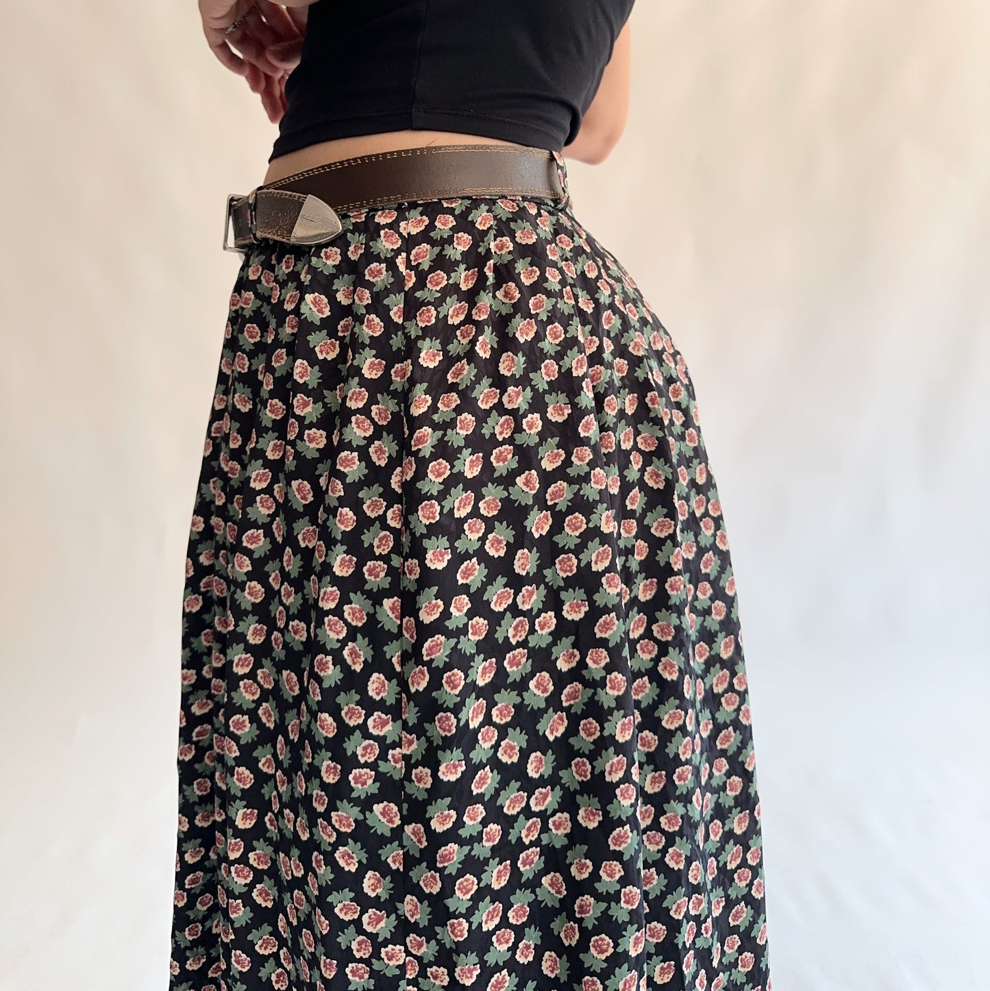 saia vintage midi de verão (L-XL)