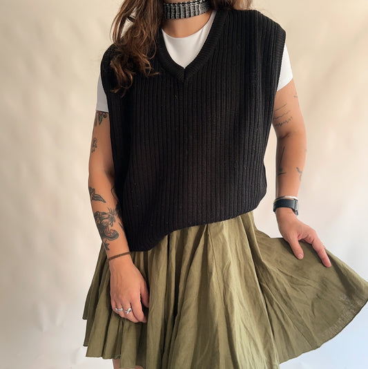 Colete Vintage Preto (L-XL)