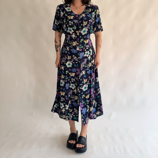 vestido vintage 90s (L)
