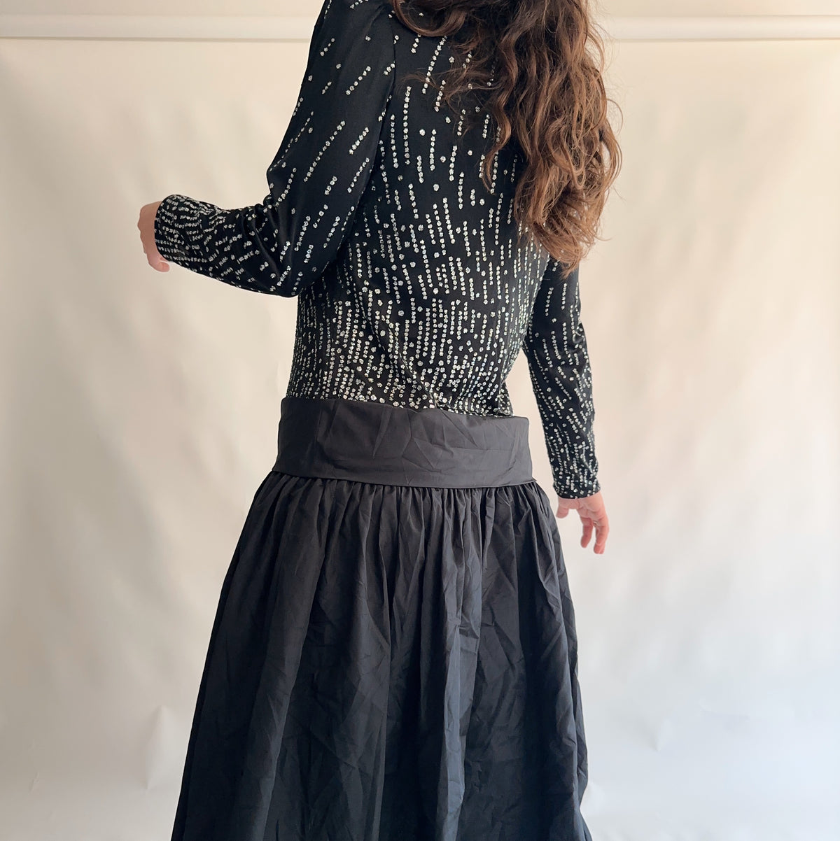 vestido vintage 80s (L)