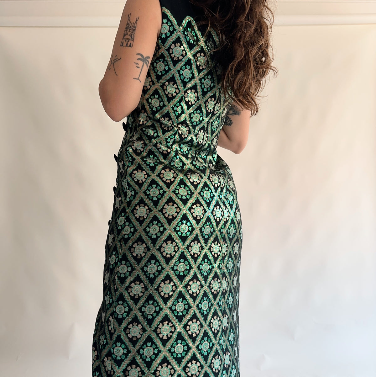 vestido vintage 70s (M)