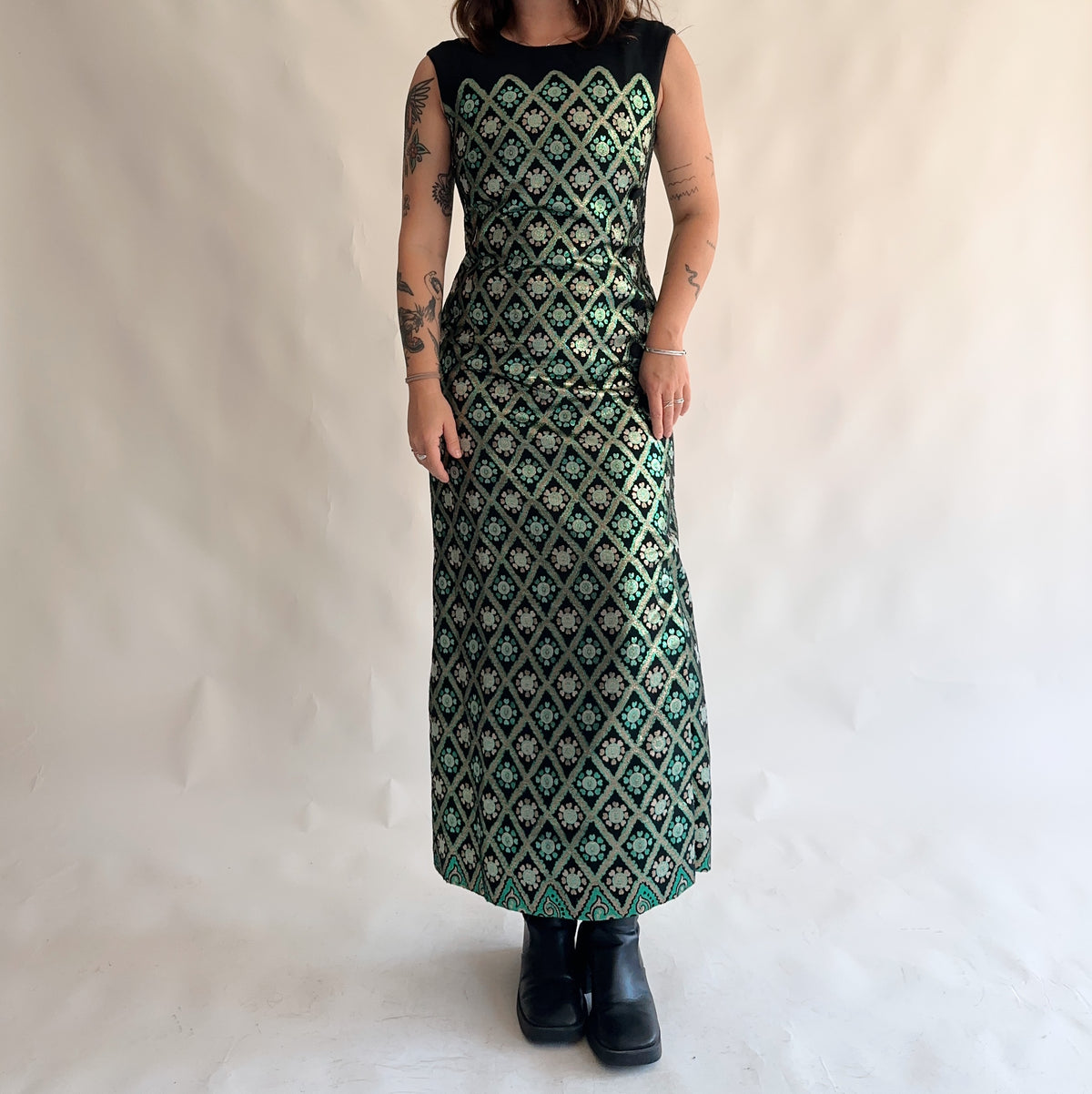 vestido vintage 70s (M)