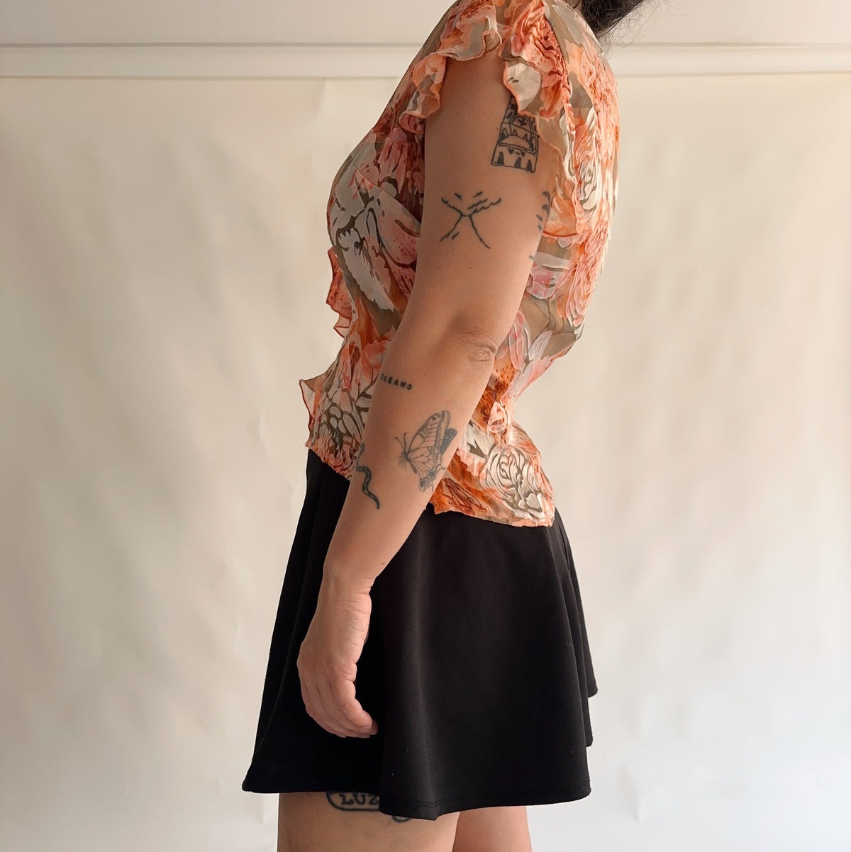 top vintage 70% seda (M-L)