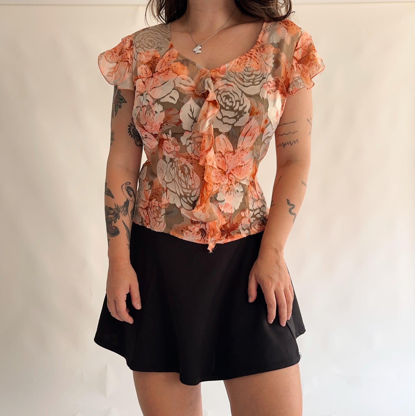 top vintage 70% seda (M-L)