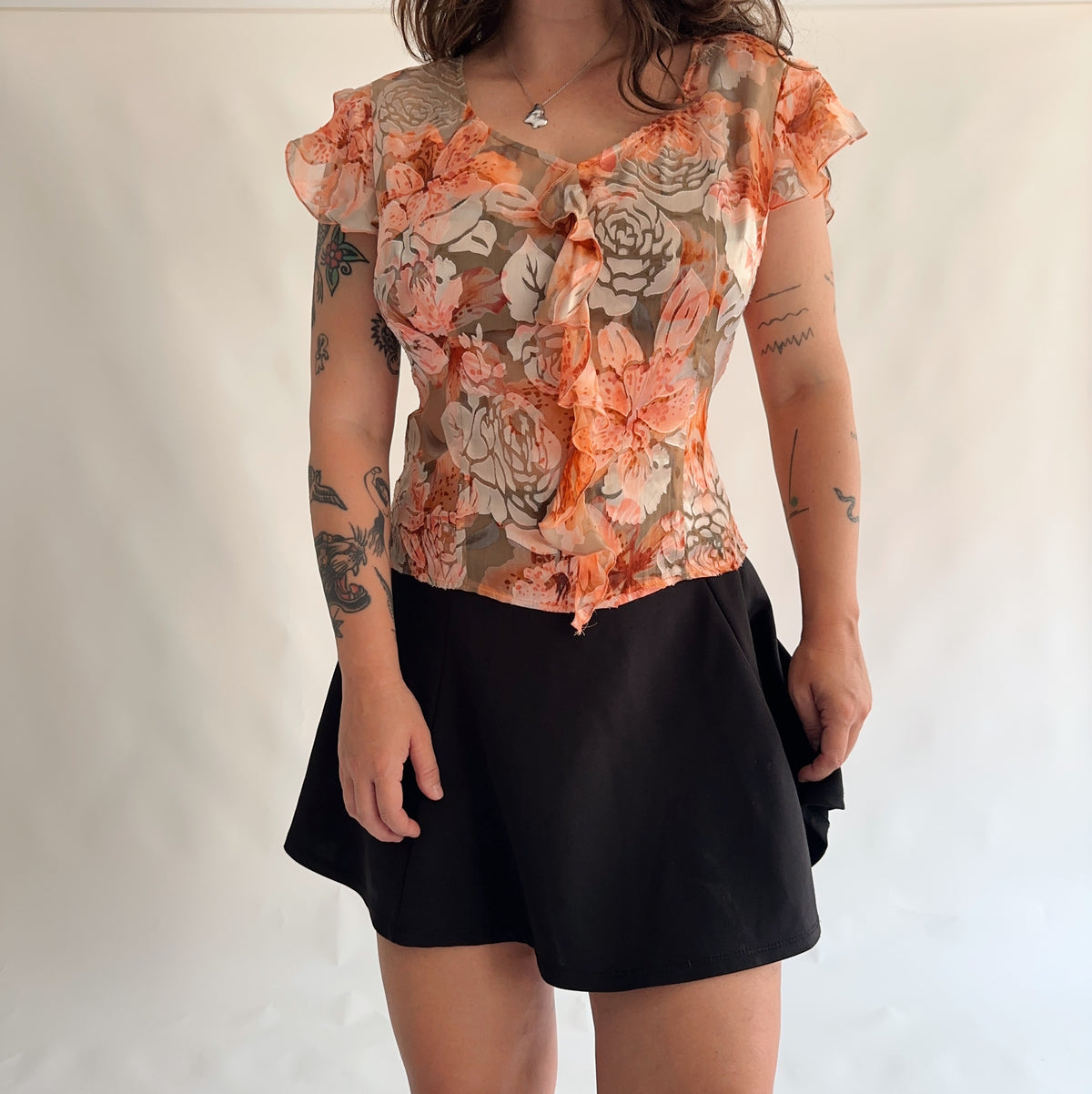 top vintage 70% seda (M-L)
