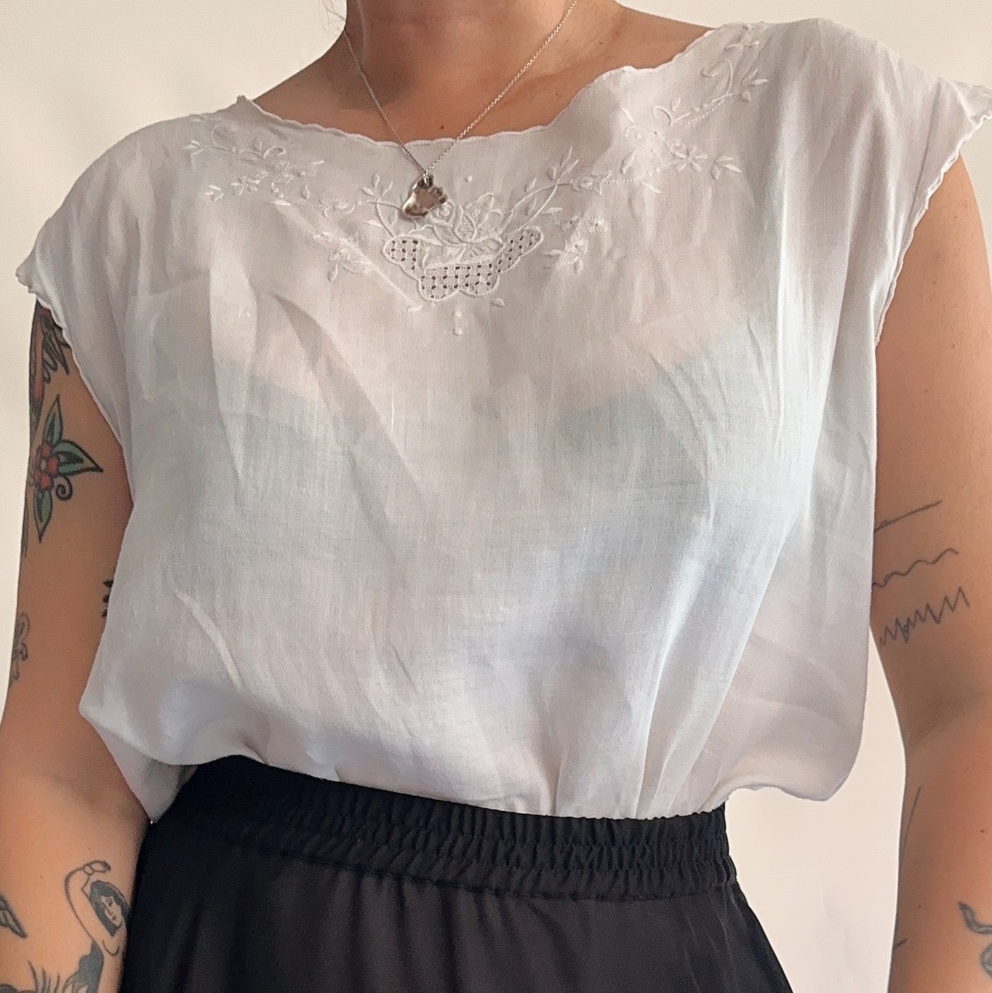 Top Vintage 100% Linho (L)