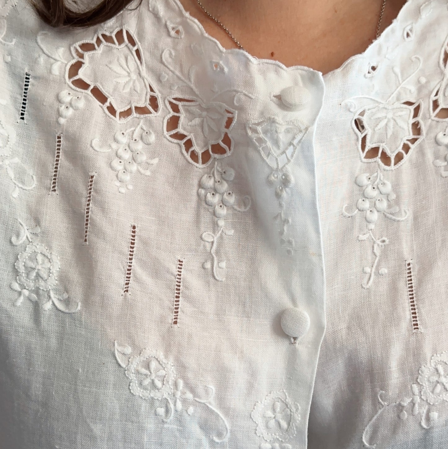 Top Vintage 100% Linho (S)