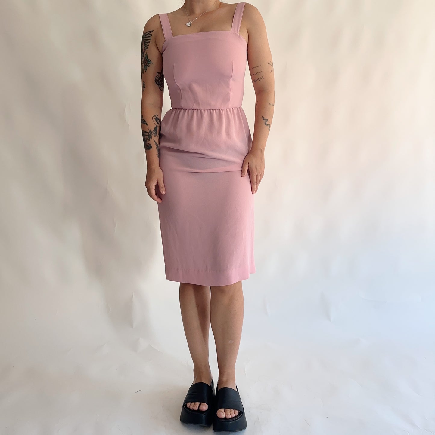 conjunto vintage vestido + top (S)