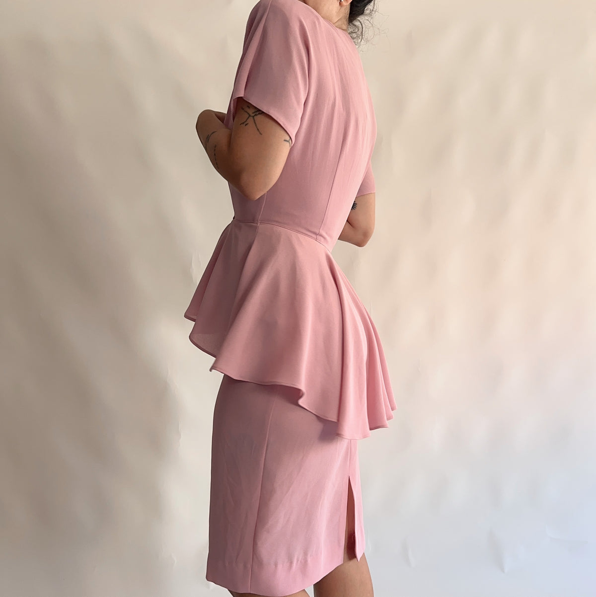 conjunto vintage vestido + top (S)
