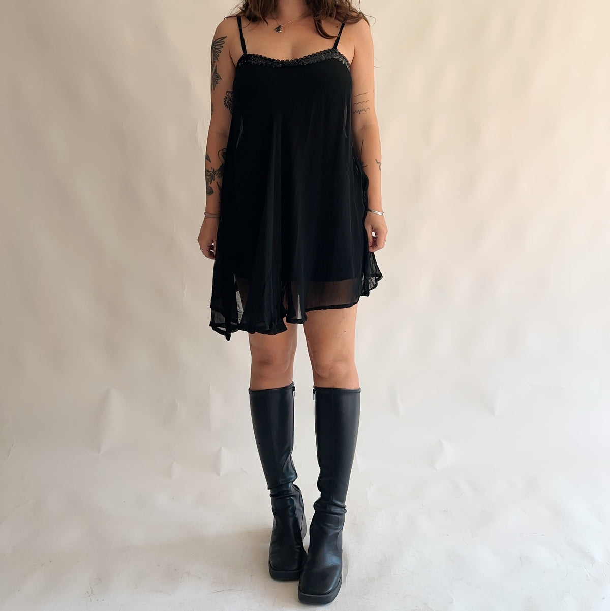 vestido vintage mesh (S)