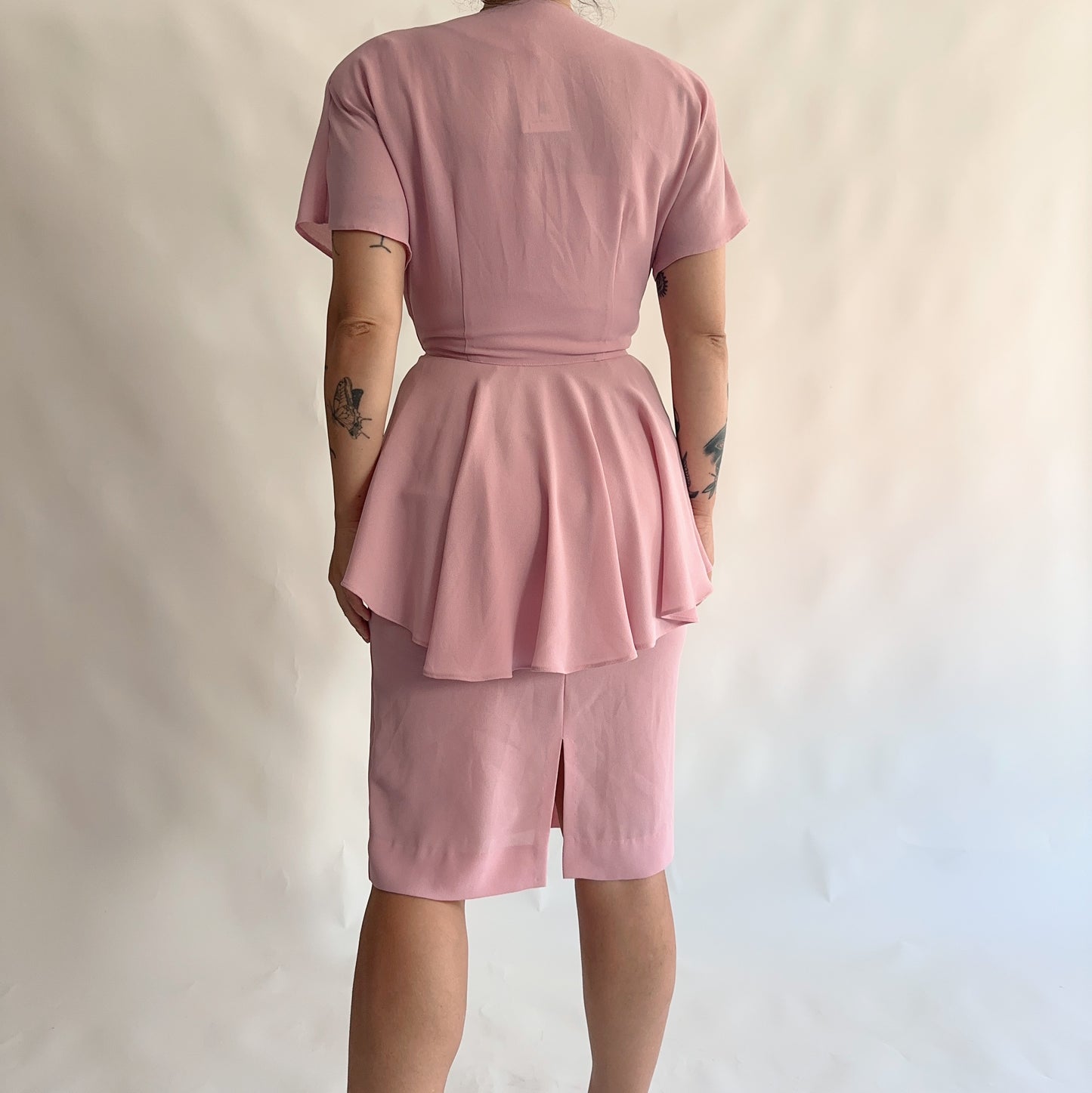 conjunto vintage vestido + top (S)