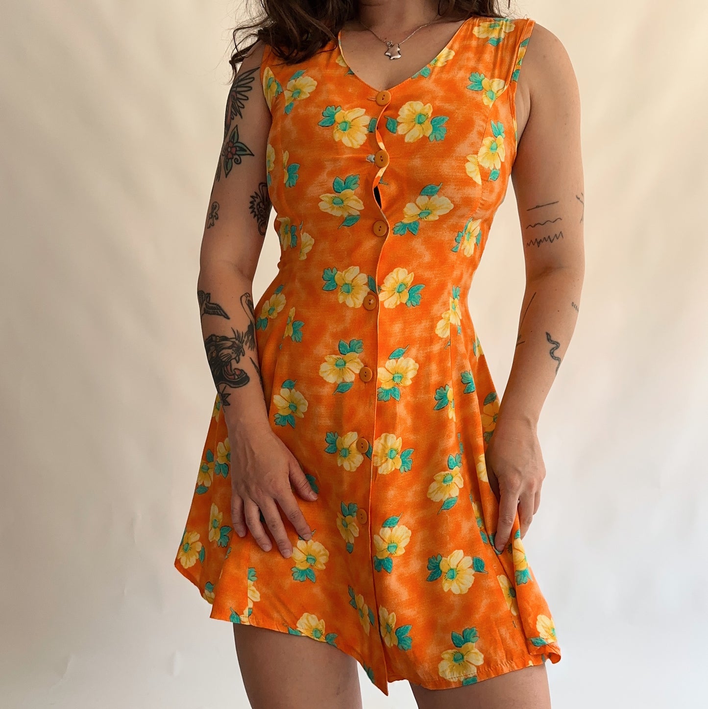 vestido vintage 90s (S-M)
