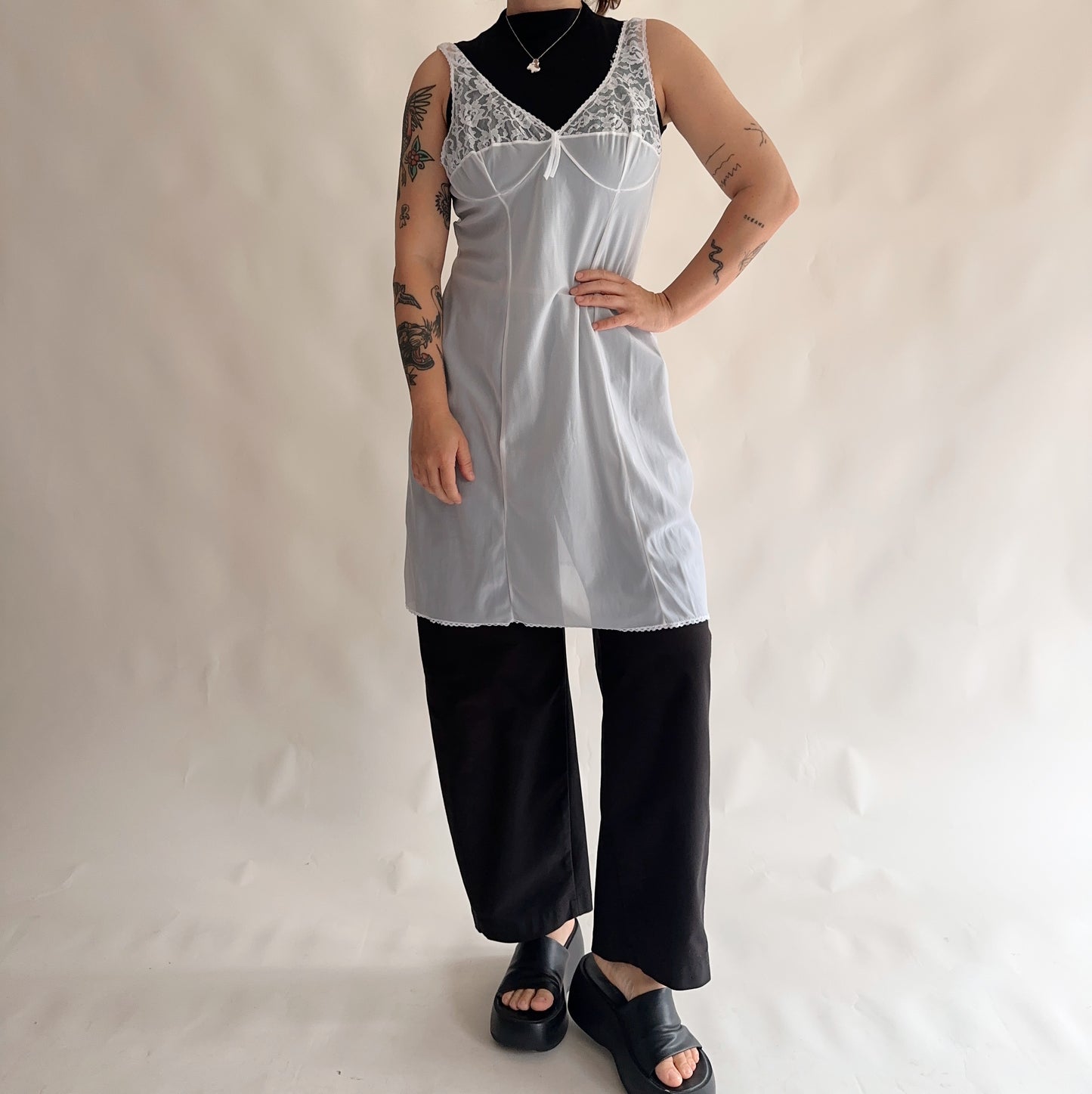 slip dress vintage (L)