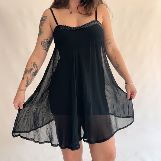 vestido vintage mesh (S)