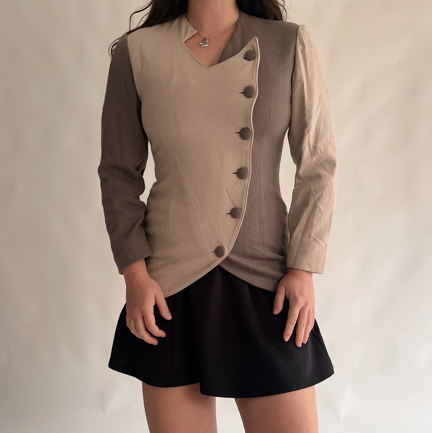 Blazer Vintage Assimétrico (M)