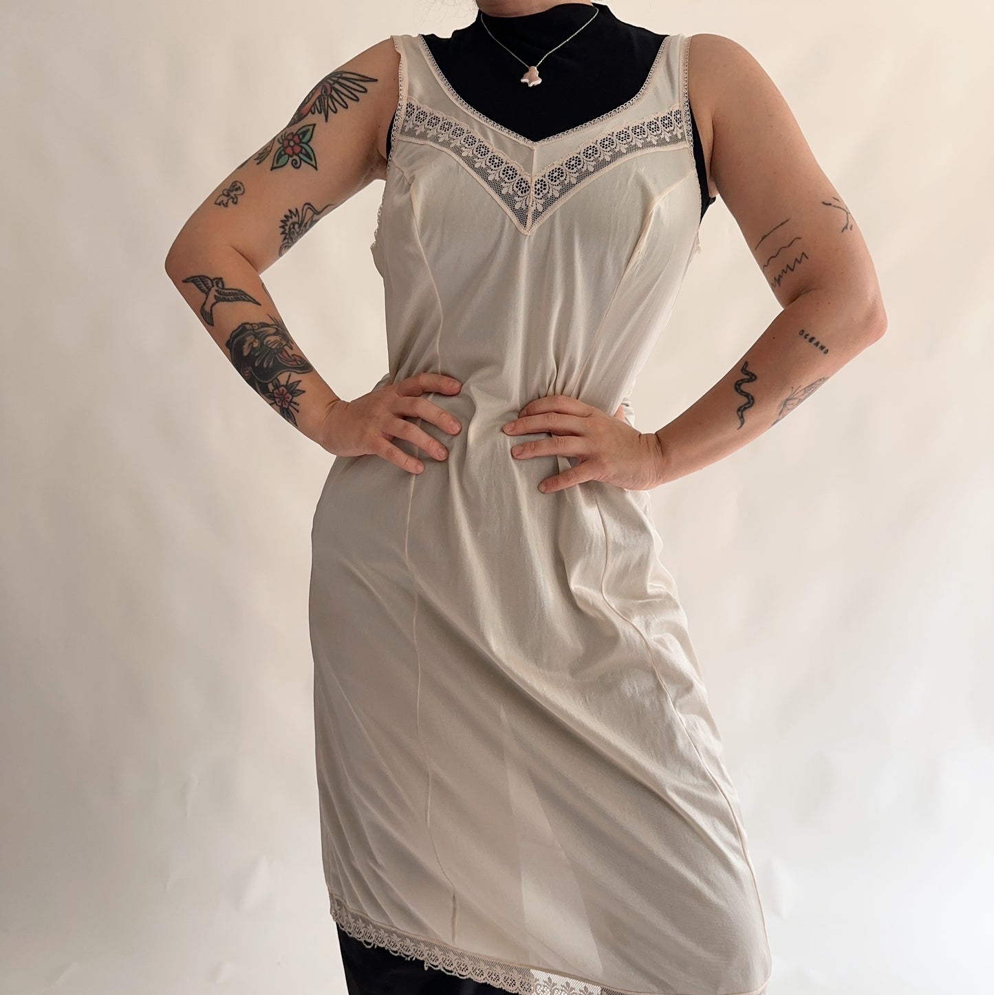 slip dress vintage (L)