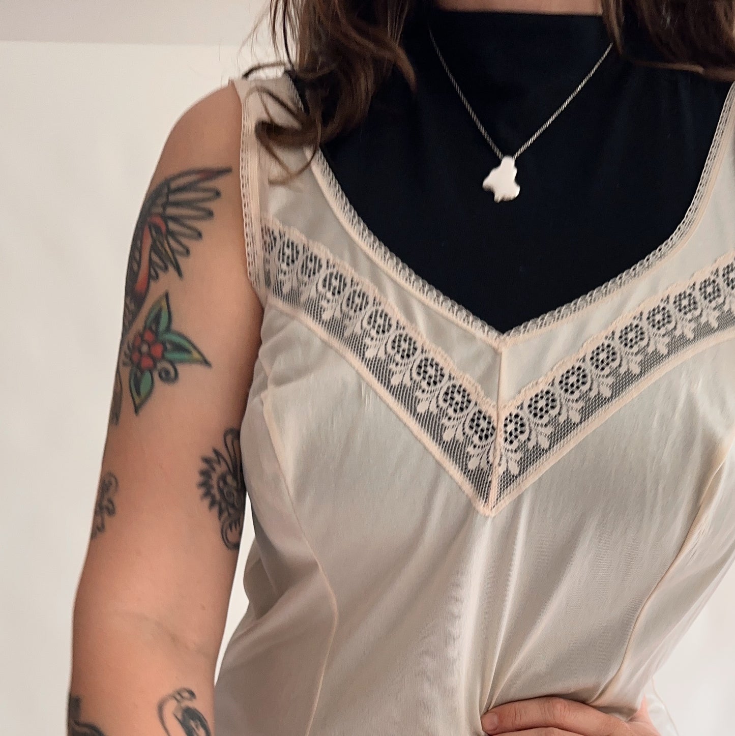slip dress vintage (L)
