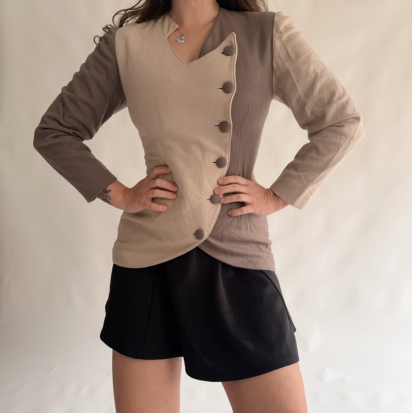 Blazer Vintage Assimétrico (M)