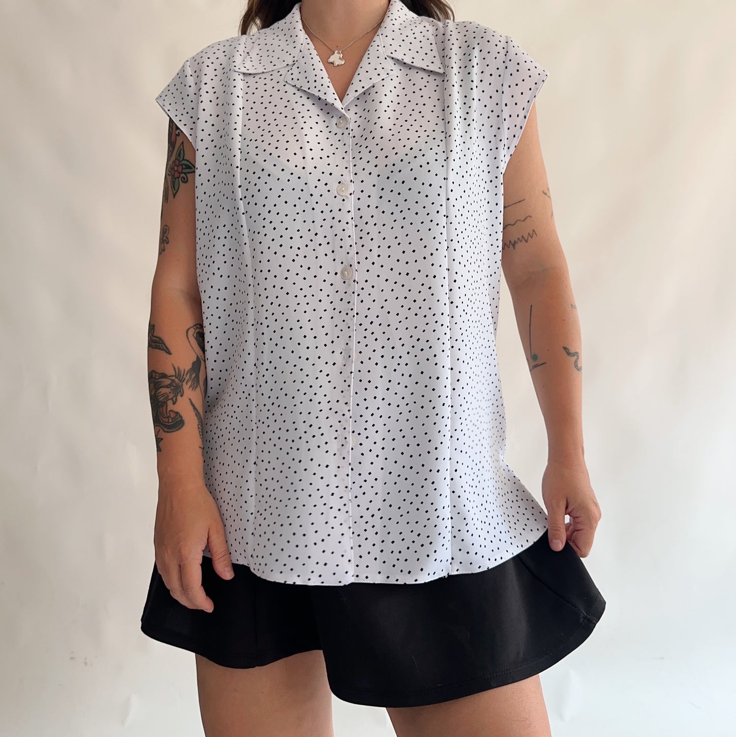 camisa vintage de verão (L-XL)