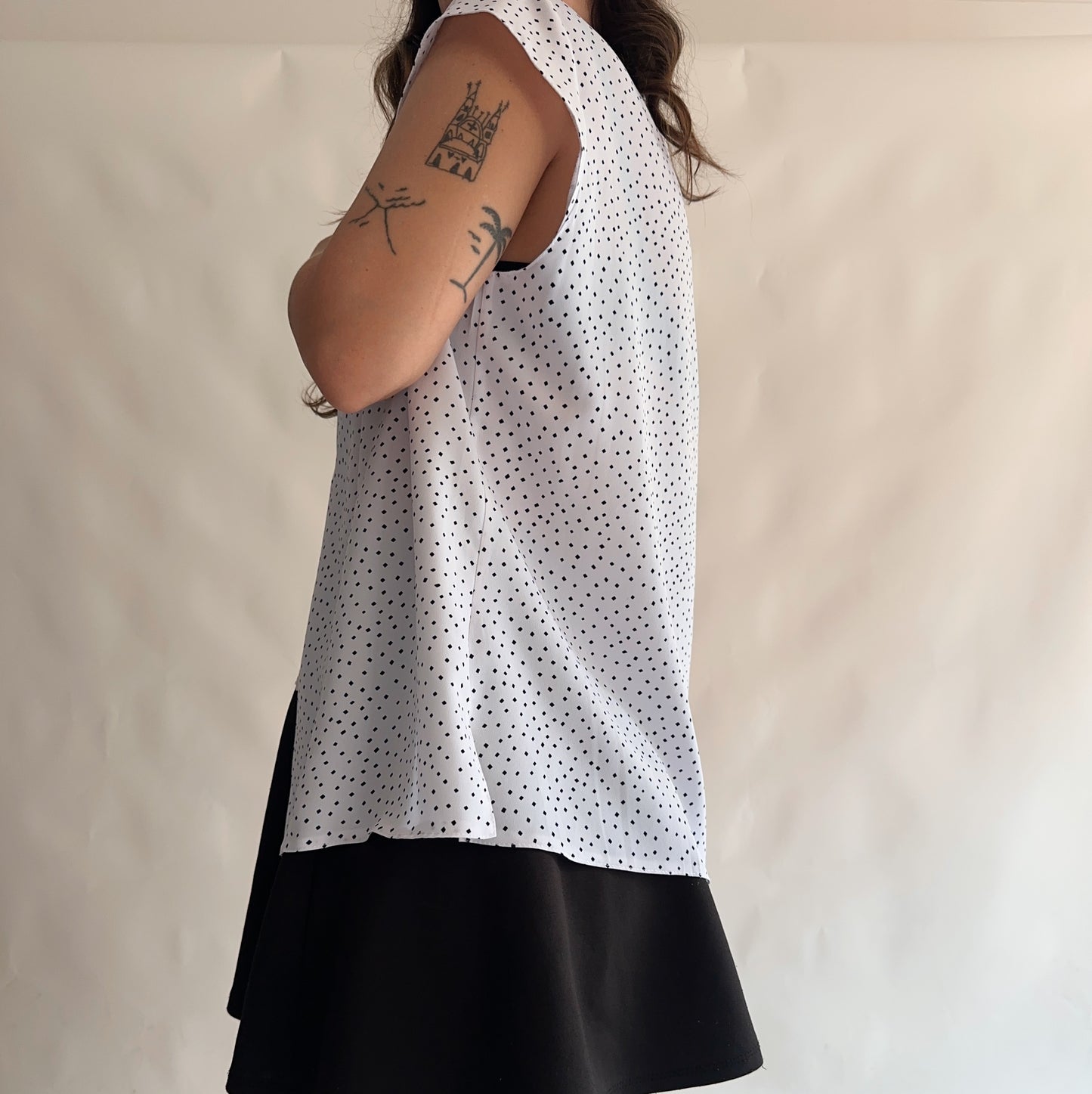 camisa vintage de verão (L-XL)