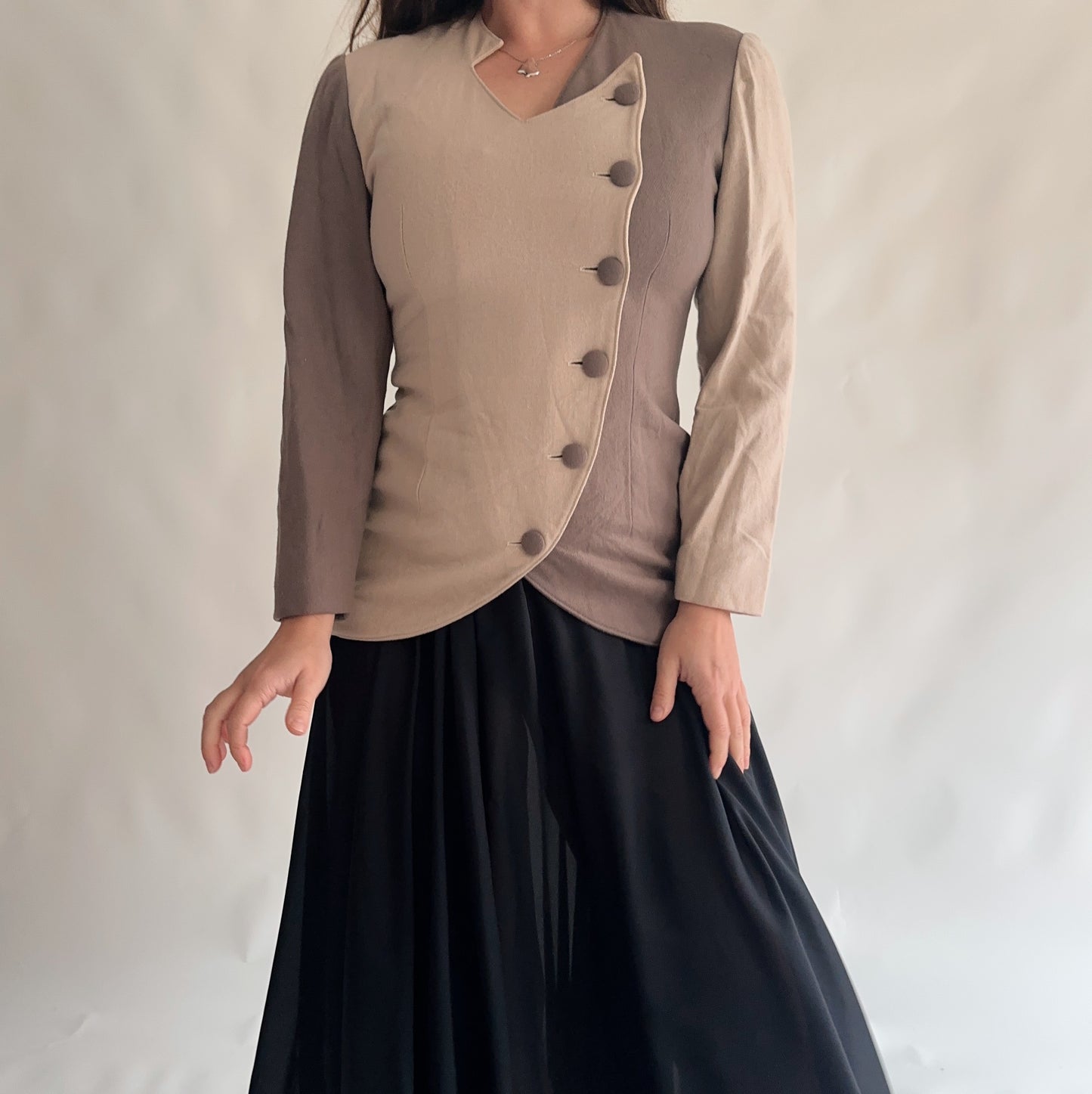 Blazer Vintage Assimétrico (M)